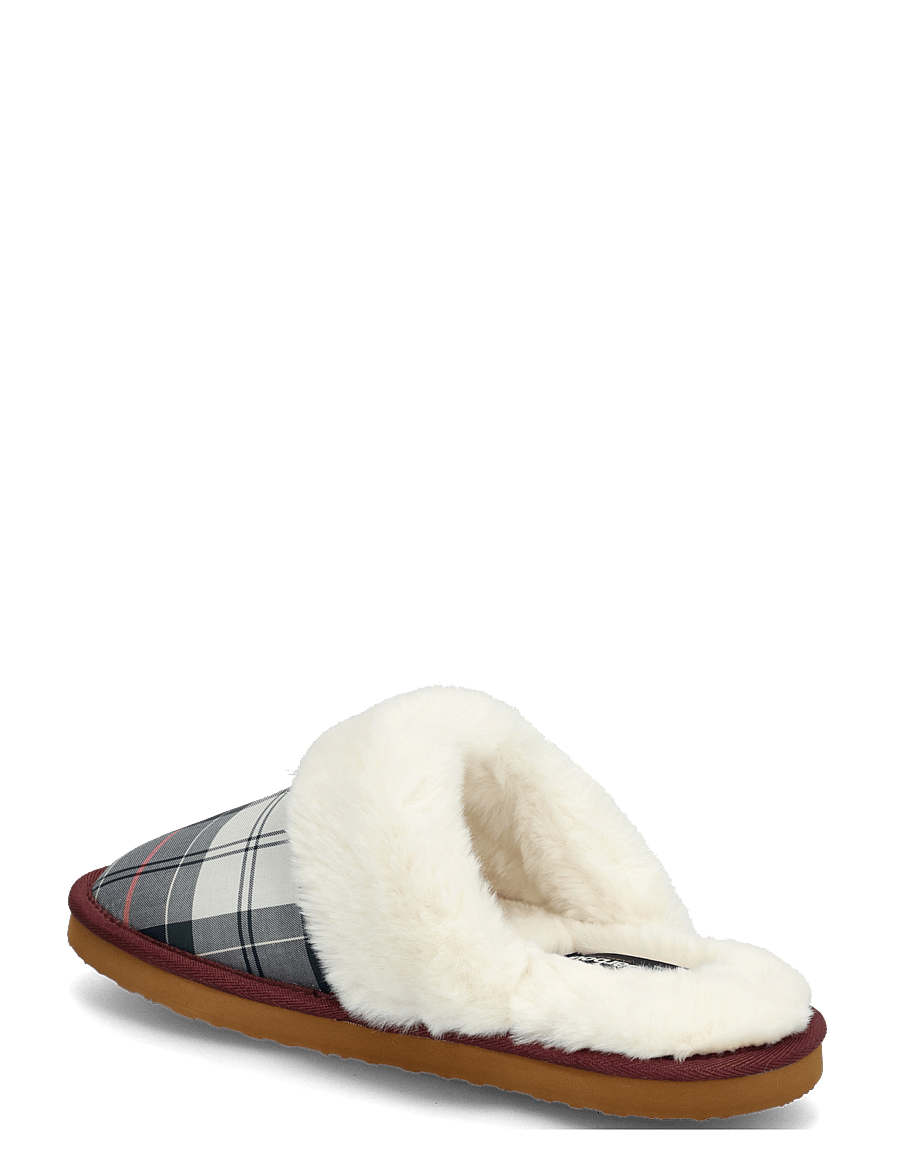 Barbour - Barbour Claudia Tartan Slipper - hverdags stil - lt evergreen festive tartan - 1