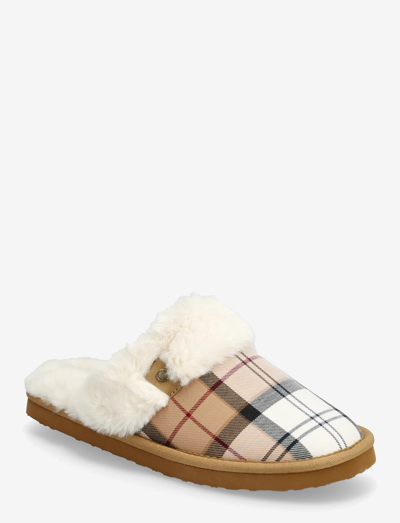 Barbour - Barbour Claudia Tartan Mule Slipper - hausschuhe - brown - 0