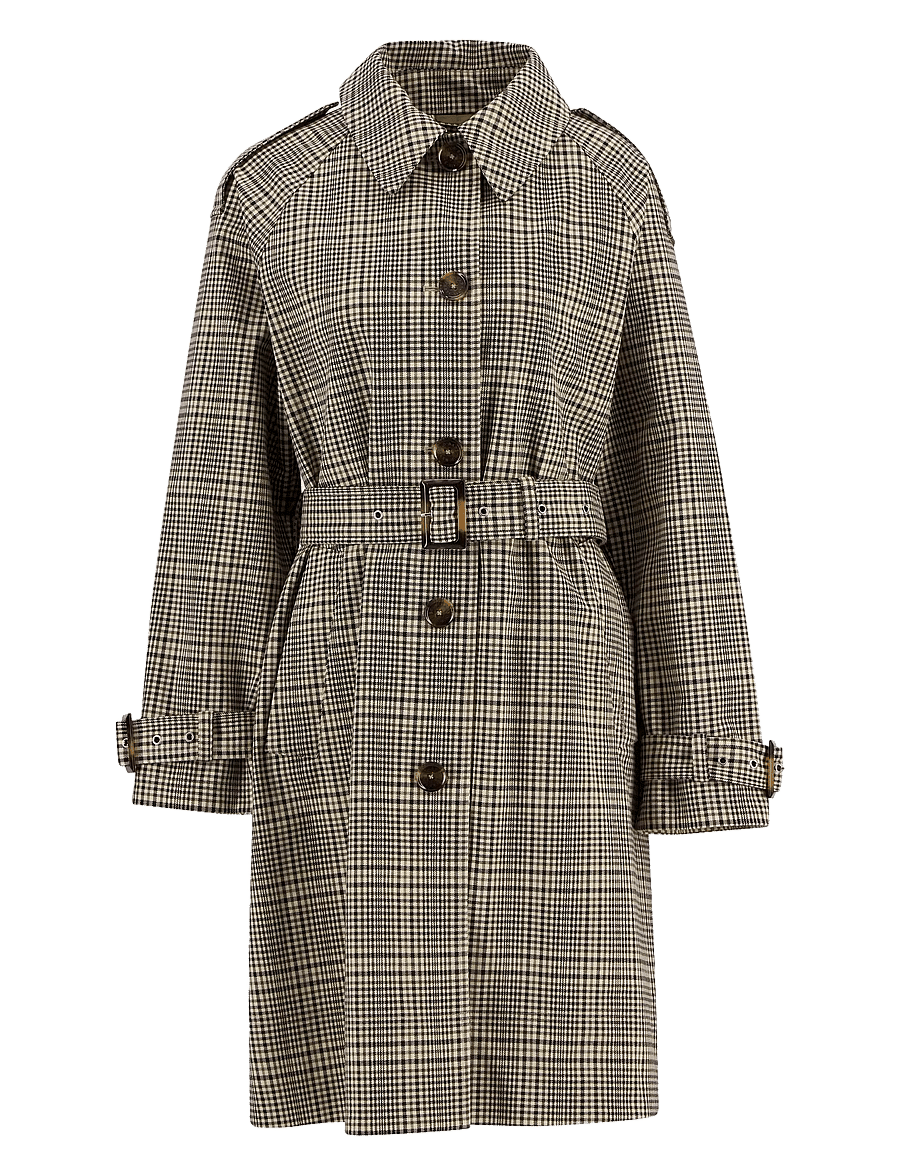 Barbour - Barbour Maia Check - trencze - olive prince of wales che - 1