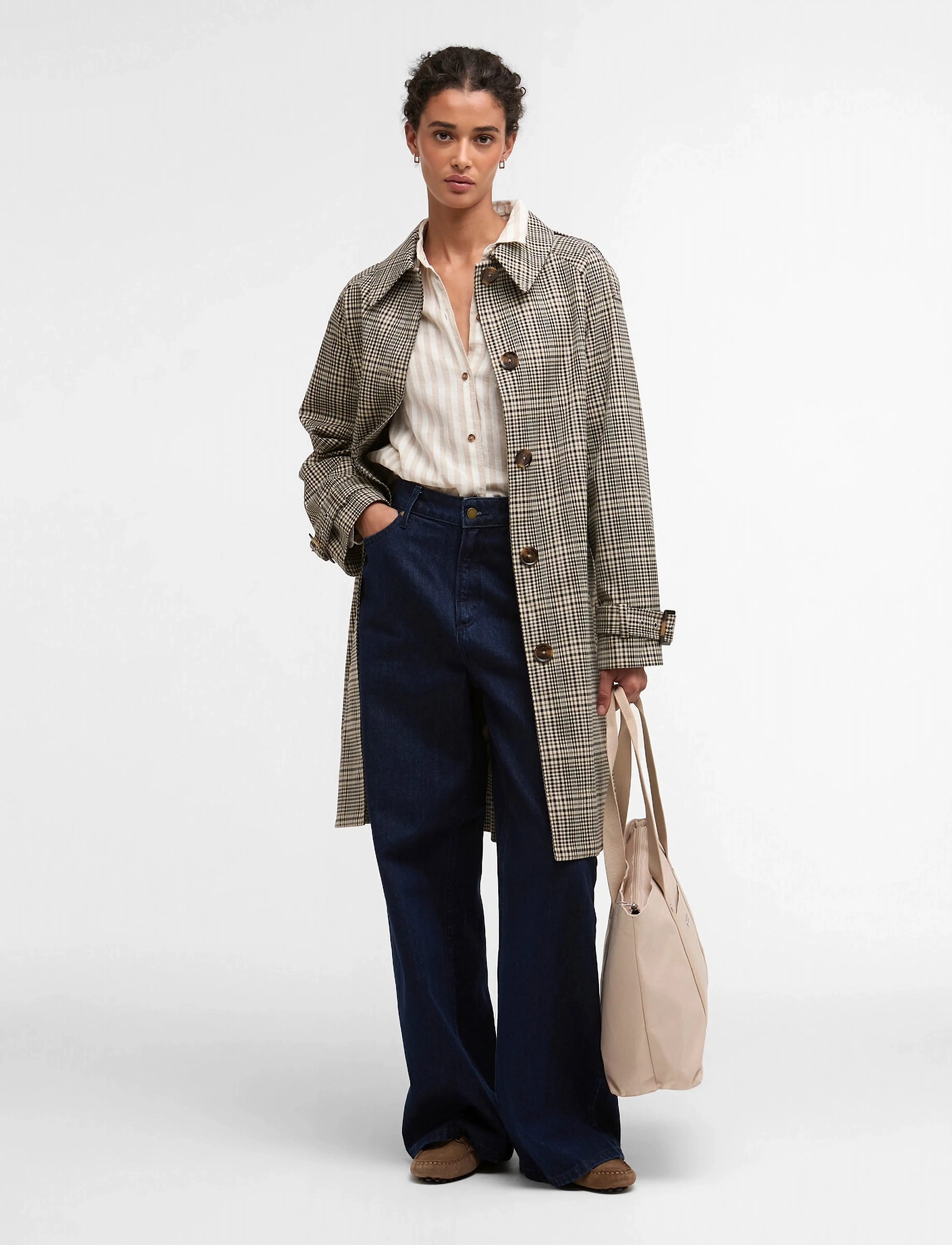 Barbour - Barbour Maia Check - trencze - olive prince of wales che - 2