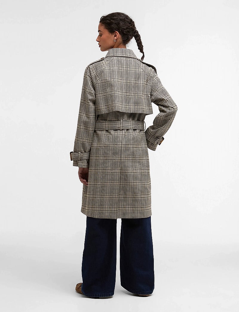 Barbour - Barbour Maia Check - trenchcoats - olive prince of wales che - 3