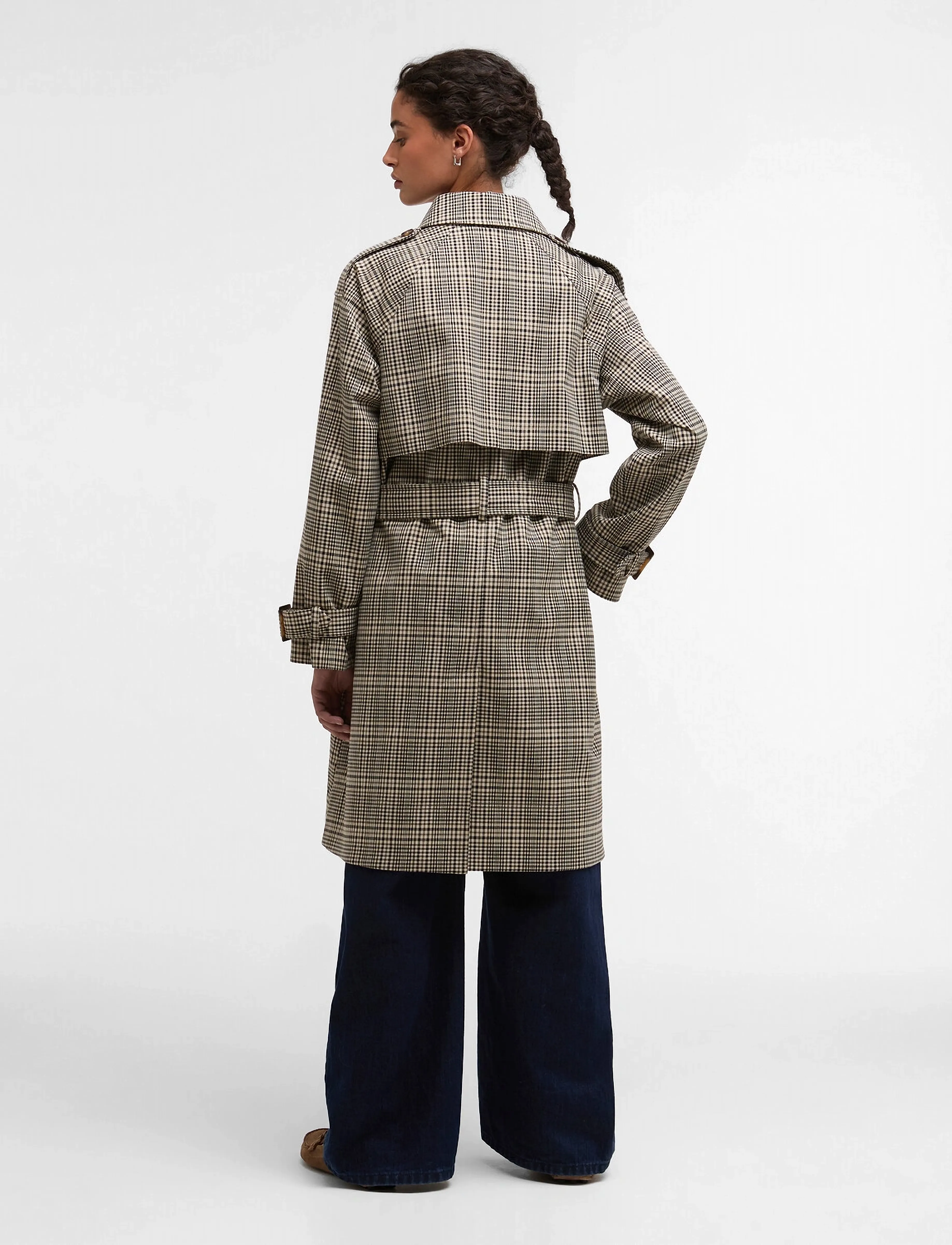 Barbour - Barbour Maia Check - trencze - olive prince of wales che - 3
