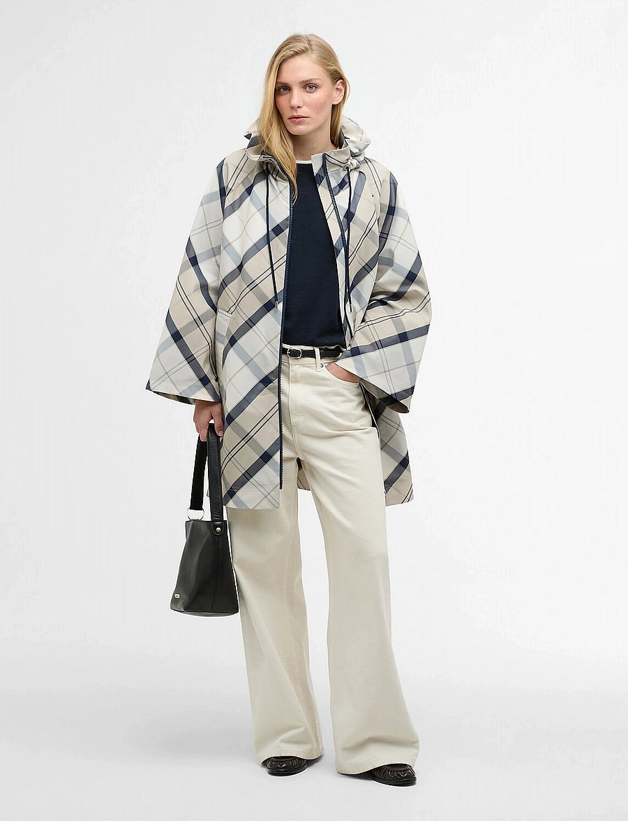 Barbour - Barbour Kinsale Tartan - regnjackor - dress navy tart - 0