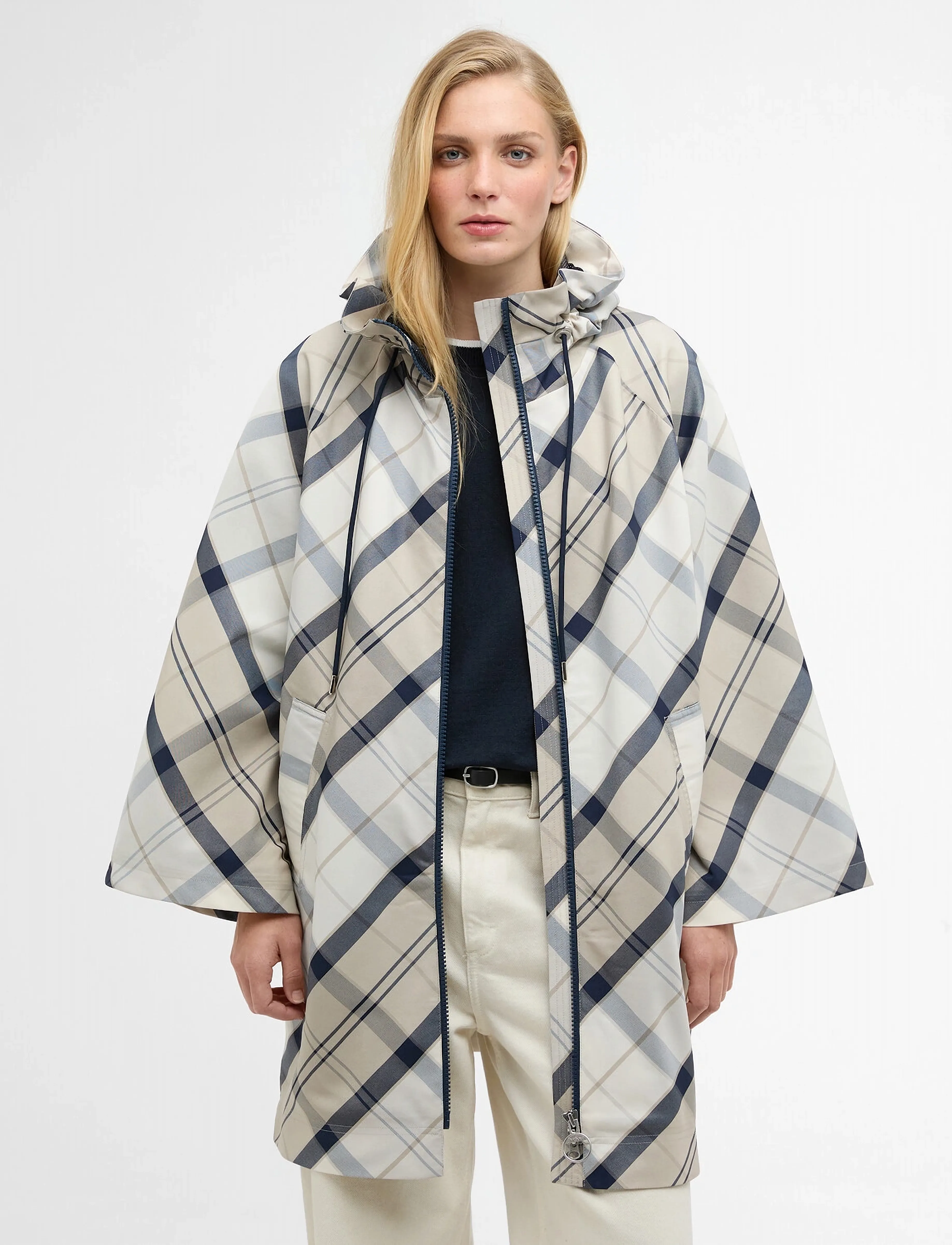 Barbour - Barbour Kinsale Tartan - regnjackor - dress navy tart - 2
