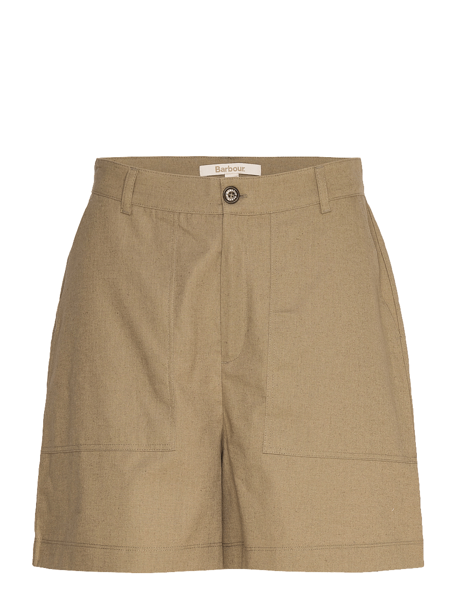 Barbour - Barbour Cary Shorts - leinen-shorts - dusky green - 1