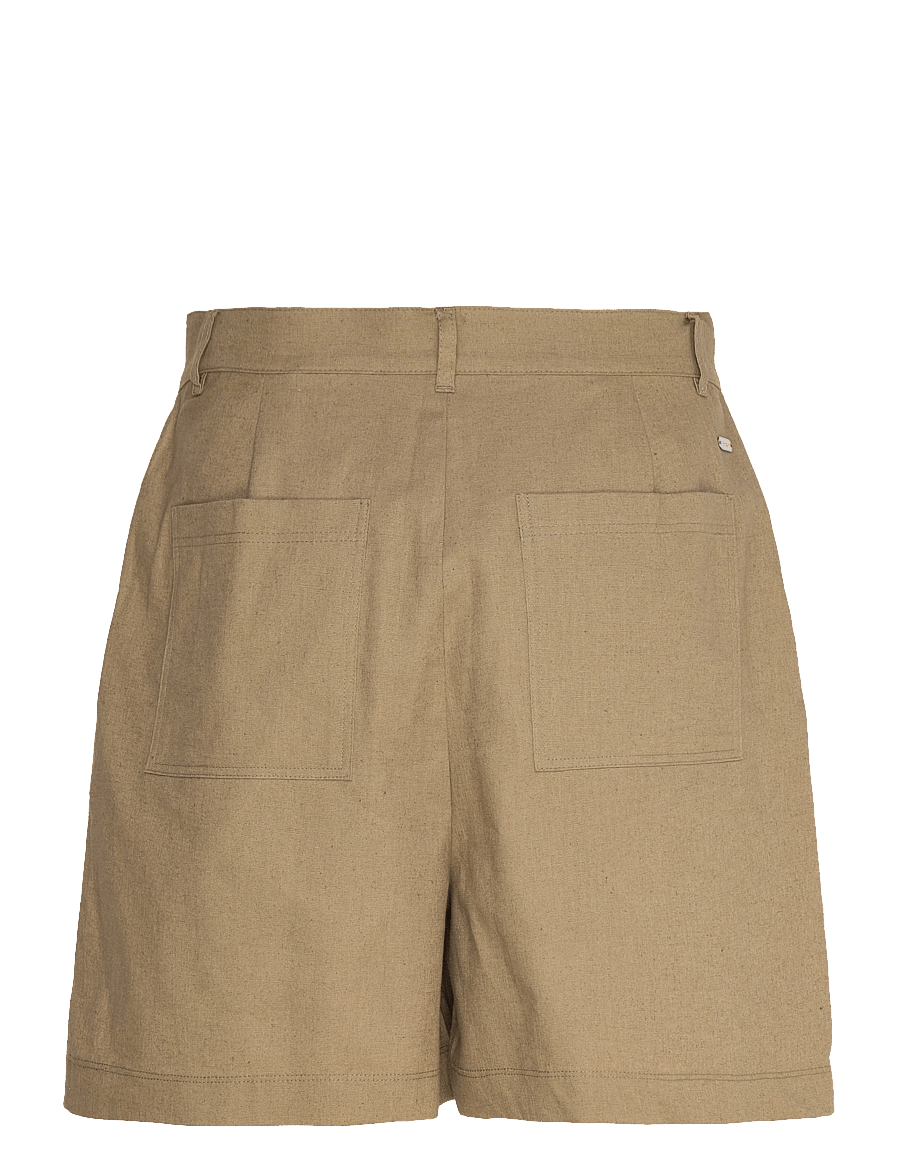 Barbour - Barbour Cary Shorts - leinen-shorts - dusky green - 2