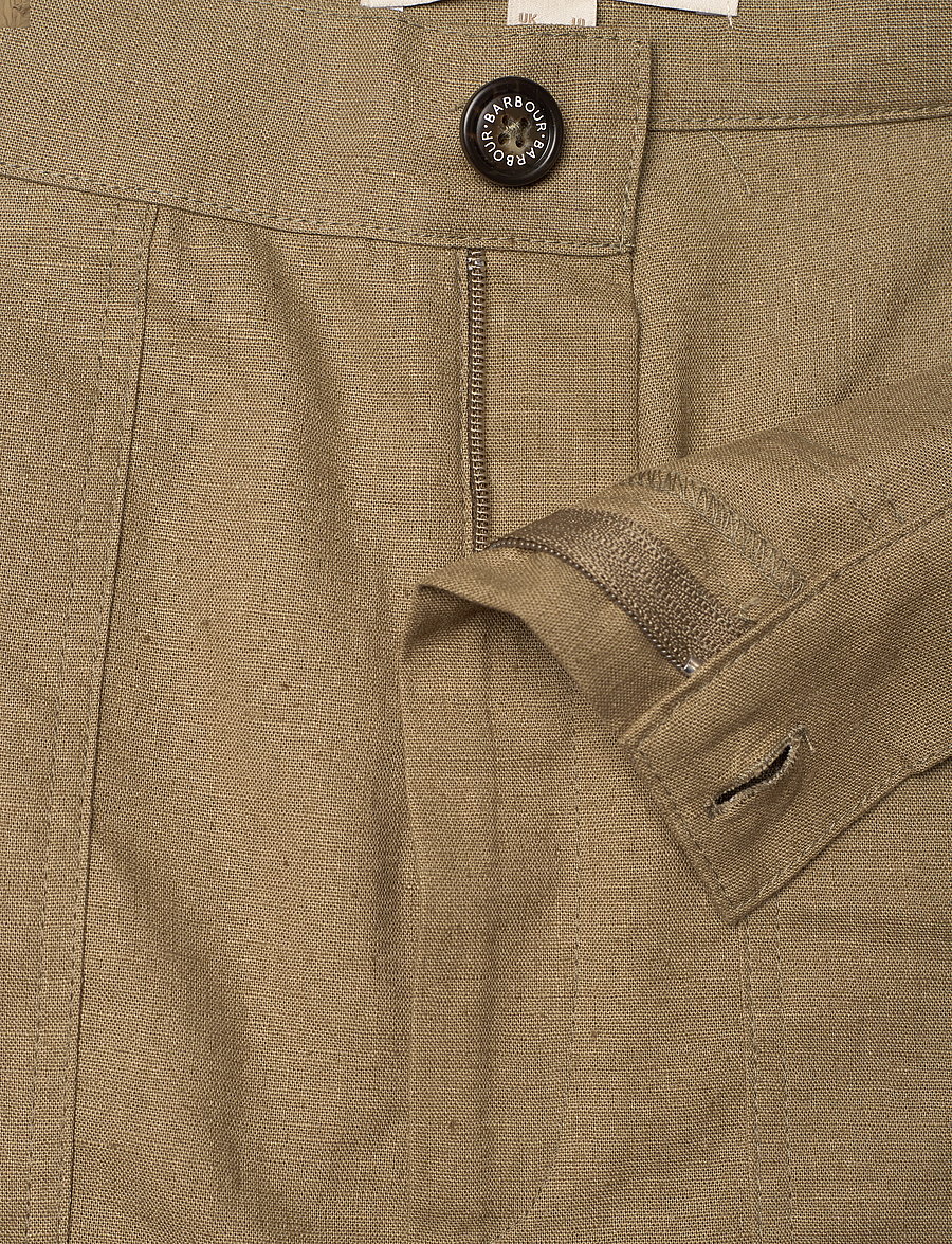 Barbour - Barbour Cary Shorts - leinen-shorts - dusky green - 5