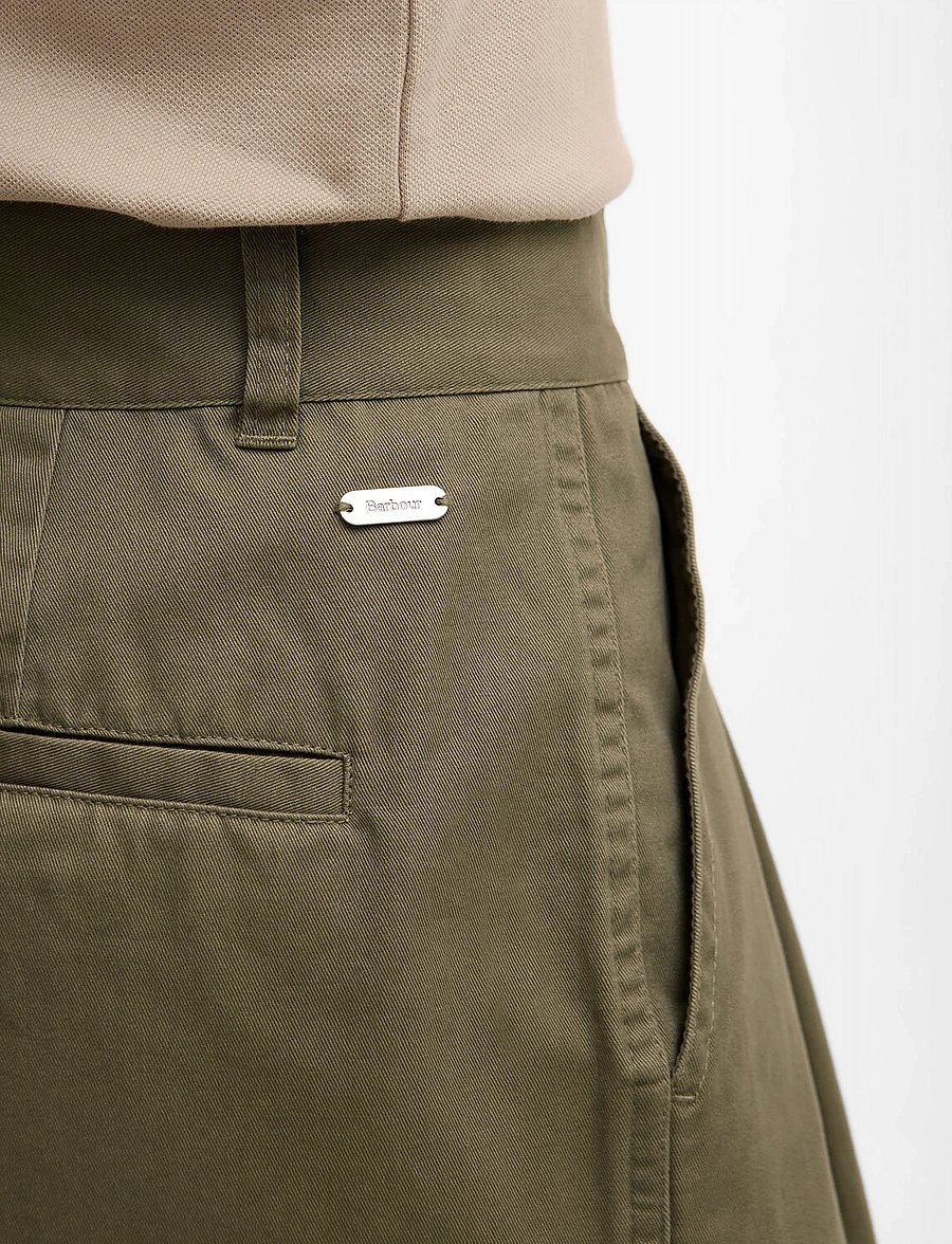 Barbour - Barbour Fern Shorts - chino stuttbuxur - dusky green - 4