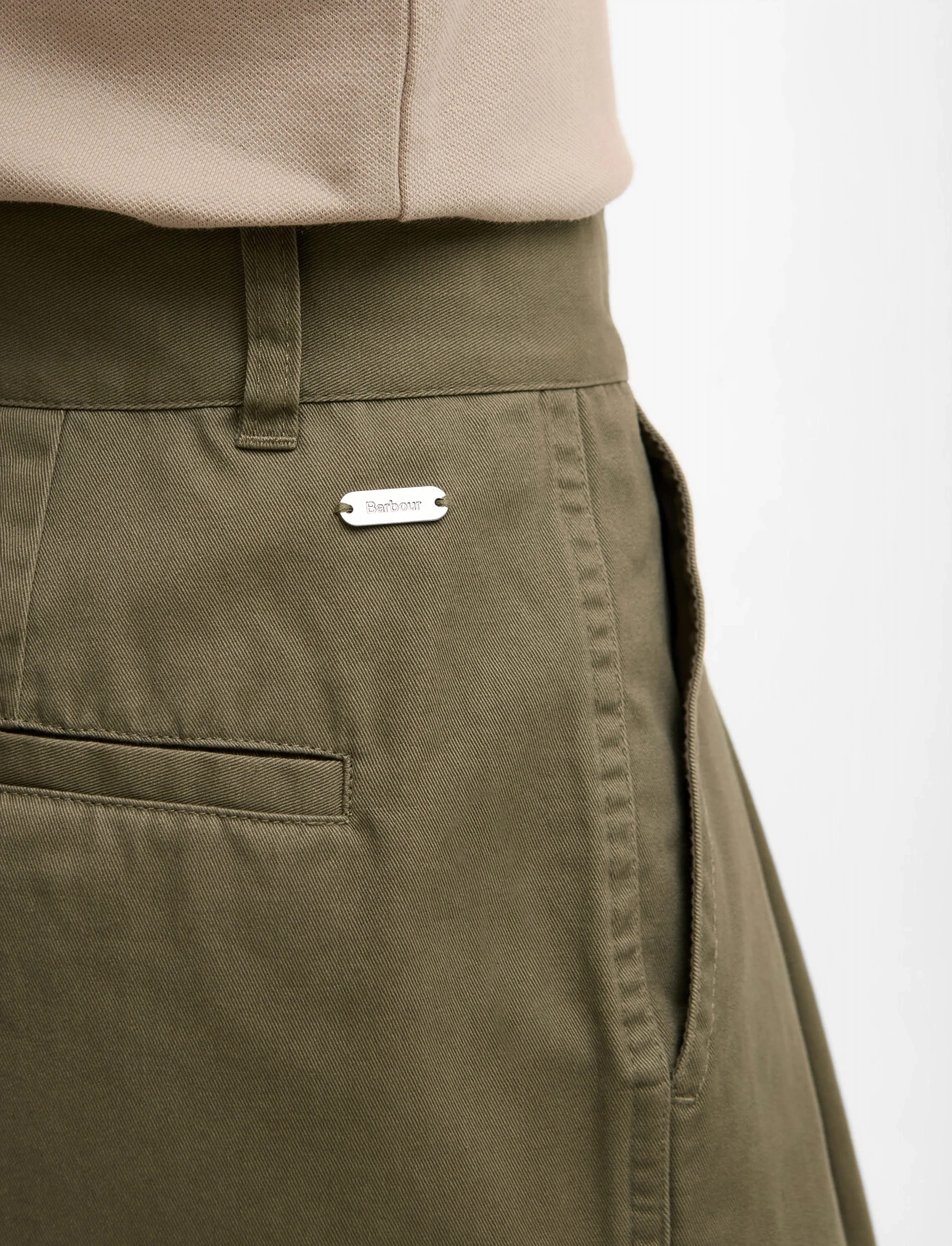 Barbour - Barbour Fern Shorts - chino shorts - dusky green - 4