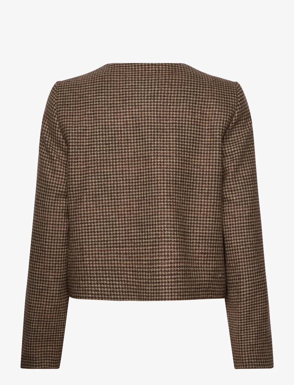 Barbour - Barbour Corina Collarless Tailored Jacket - wolljacken - brown - 1