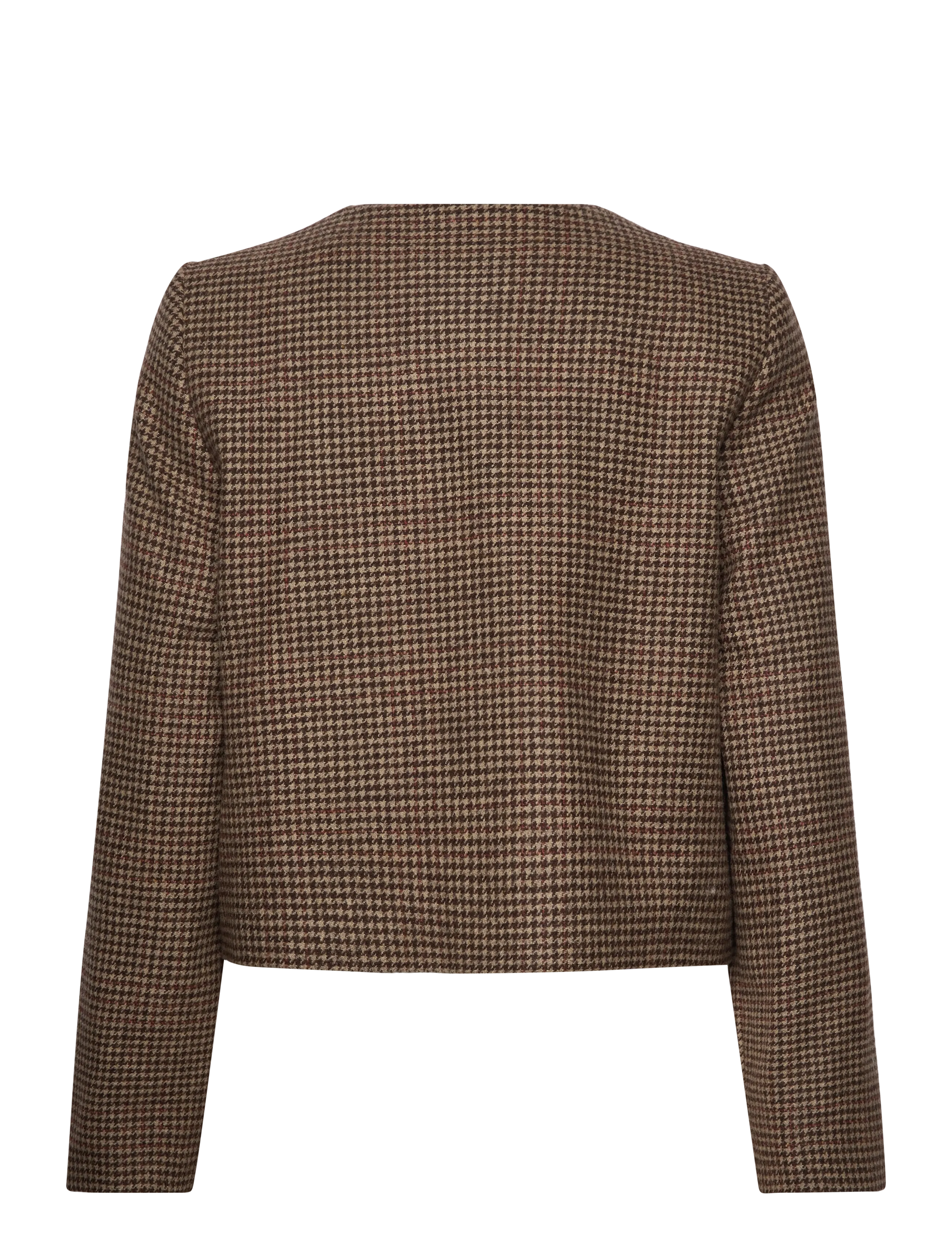 Barbour - Barbour Corina Collarless Tailored Jacket - wool jackets - brown - 1