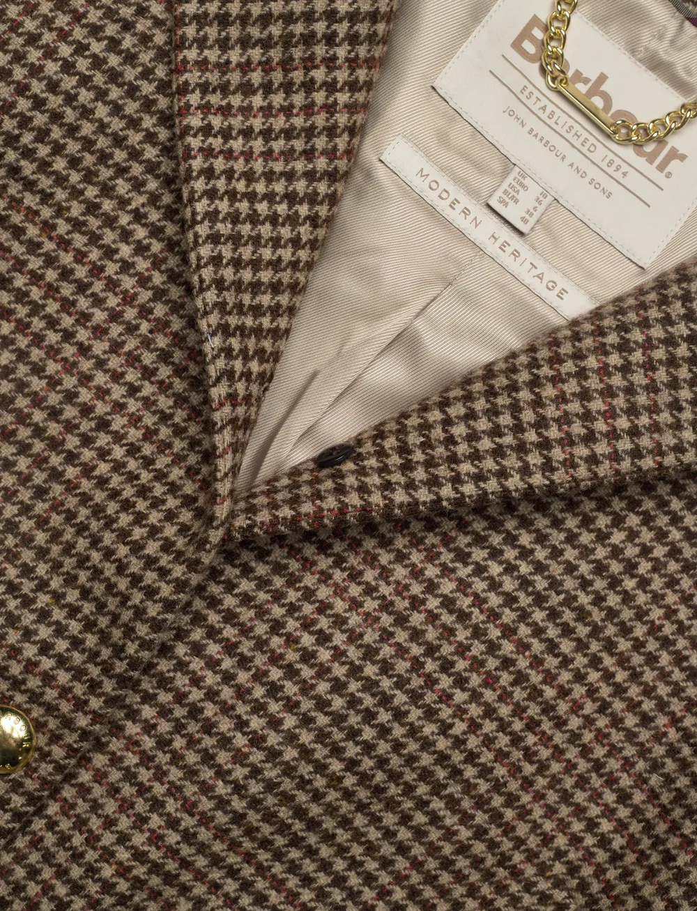 Barbour - Barbour Corina Collarless Tailored Jacket - wolljacken - brown - 2