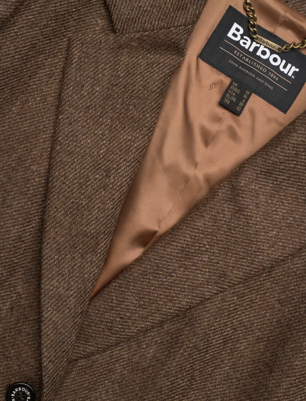 Barbour - Barbour Elm Tailored Jacket - einreihige blazer - brown - 2