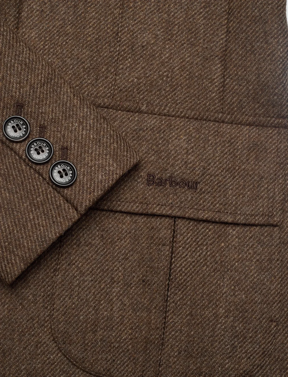 Barbour - Barbour Elm Tailored Jacket - einreihige blazer - brown - 3