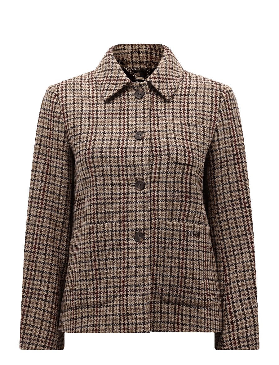 Barbour - Barbour Austen Tailored Jacket - single breasted blazers - classic beige check - 0