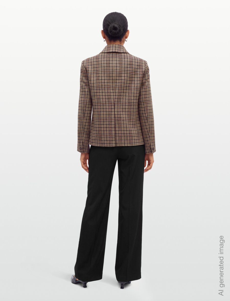 Barbour - Barbour Austen Tailored Jacket - marynarki z pojedynczym zapięciem - classic beige check - 3