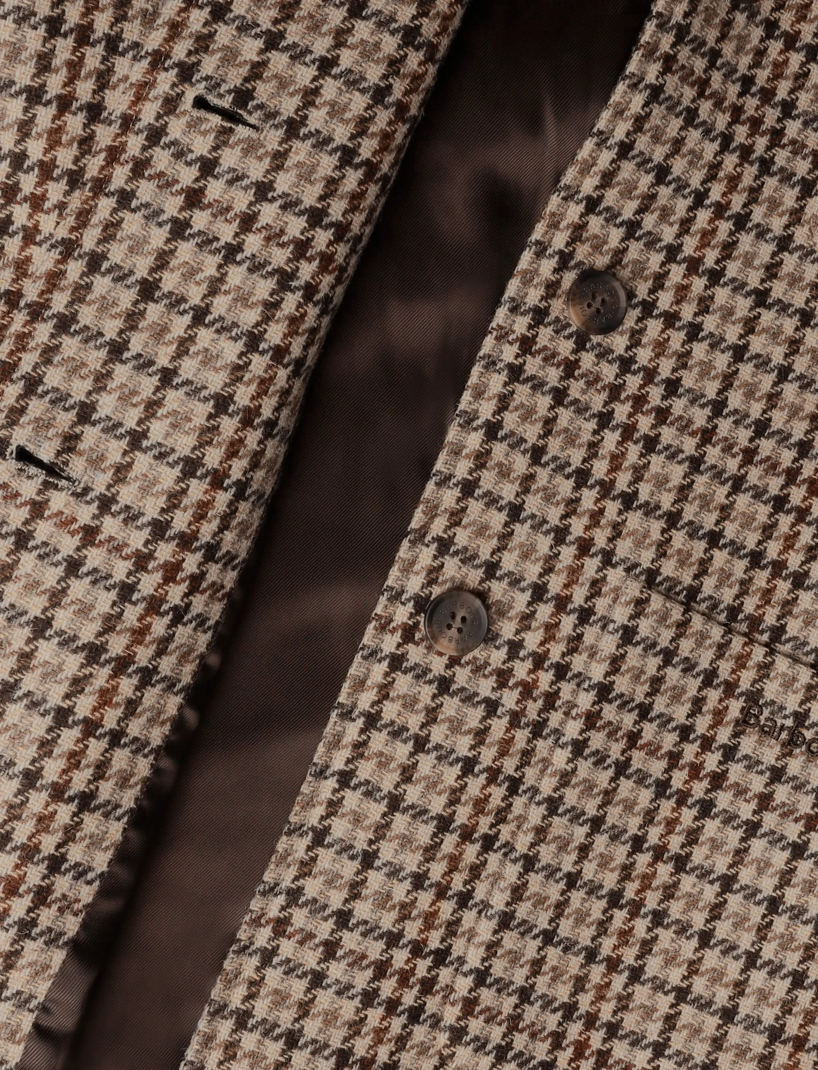 Barbour - Barbour Austen Tailored Jacket - single breasted blazers - classic beige check - 3