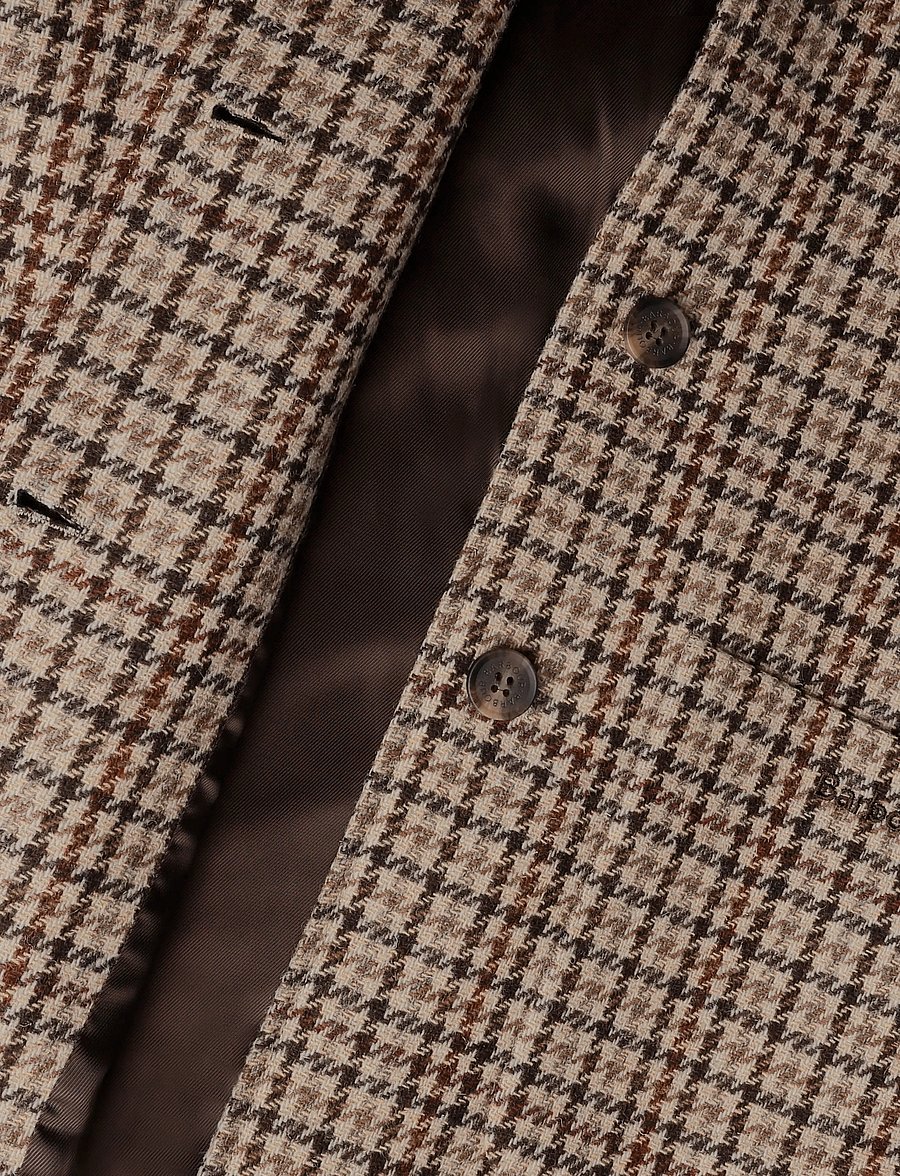 Barbour - Barbour Austen Tailored Jacket - single breasted blazers - classic beige check - 3