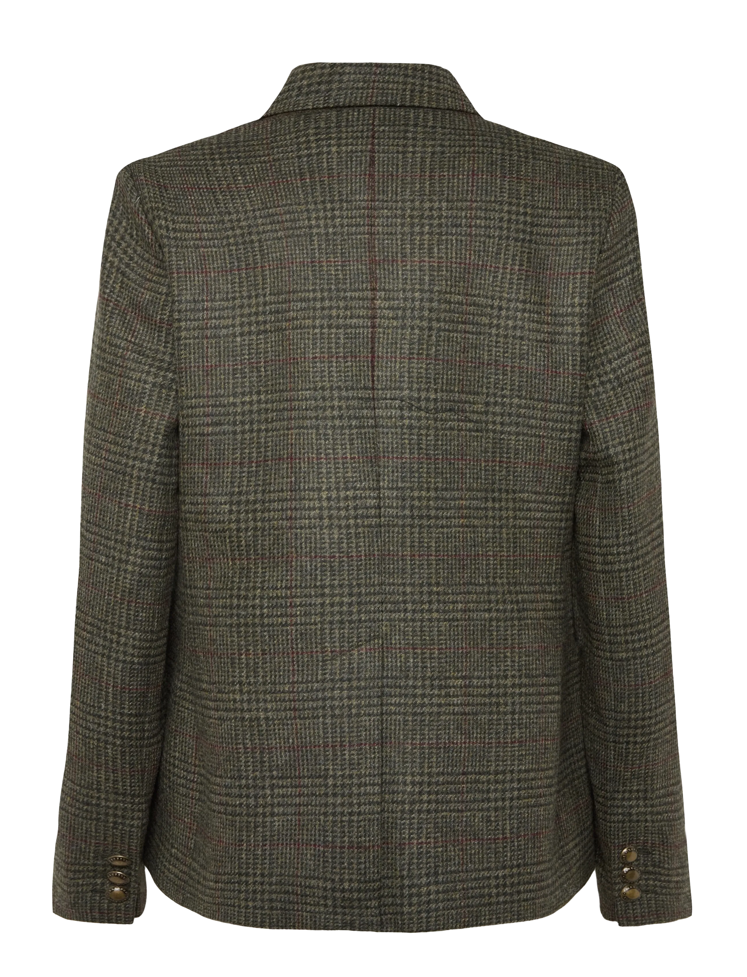 Barbour - Barbour Browning Tailored Jacket - einreihige blazer - olive prince of wales check - 1