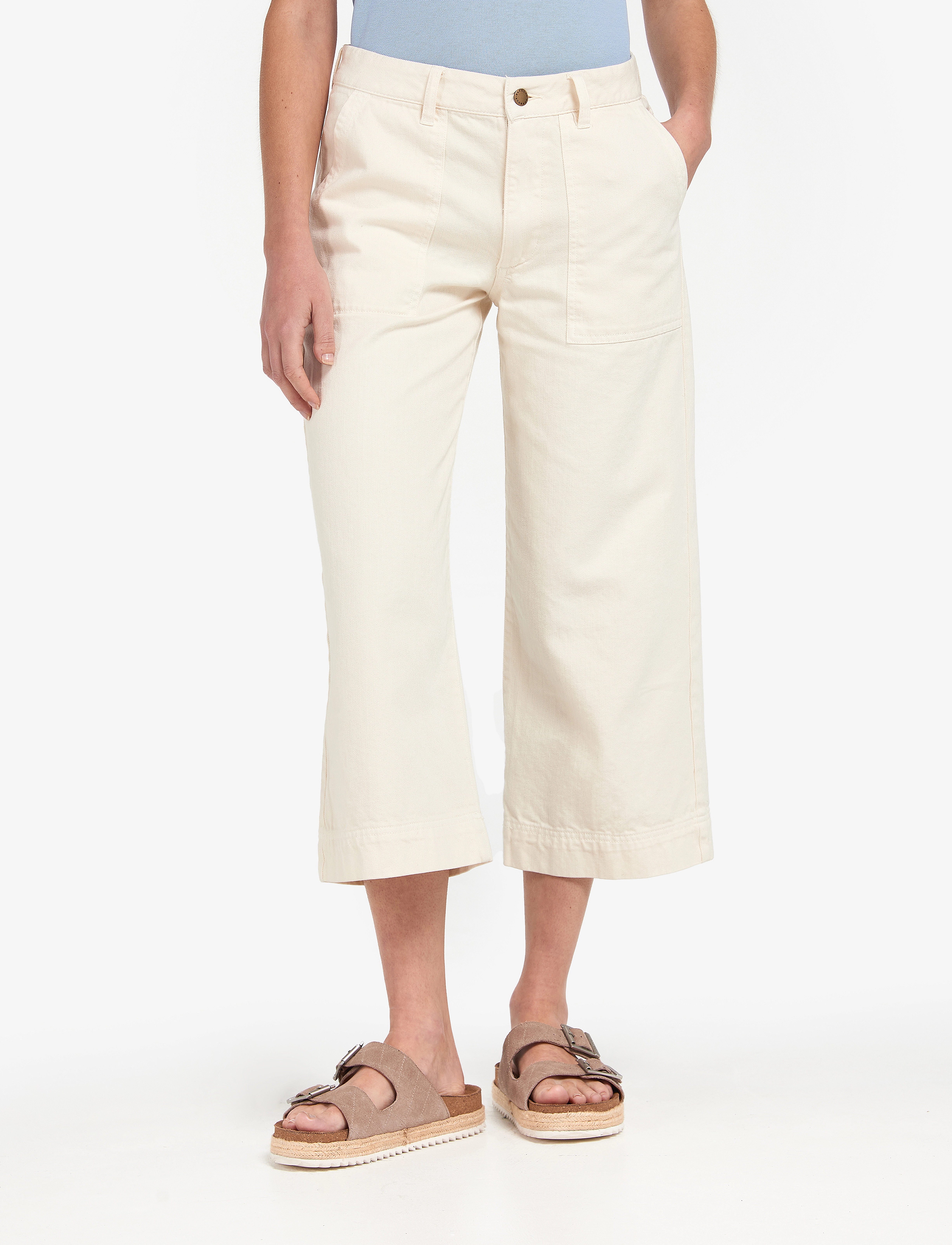 Barbour - Barbour Southp Crop Je - Ecru - 18 - ecru - 2