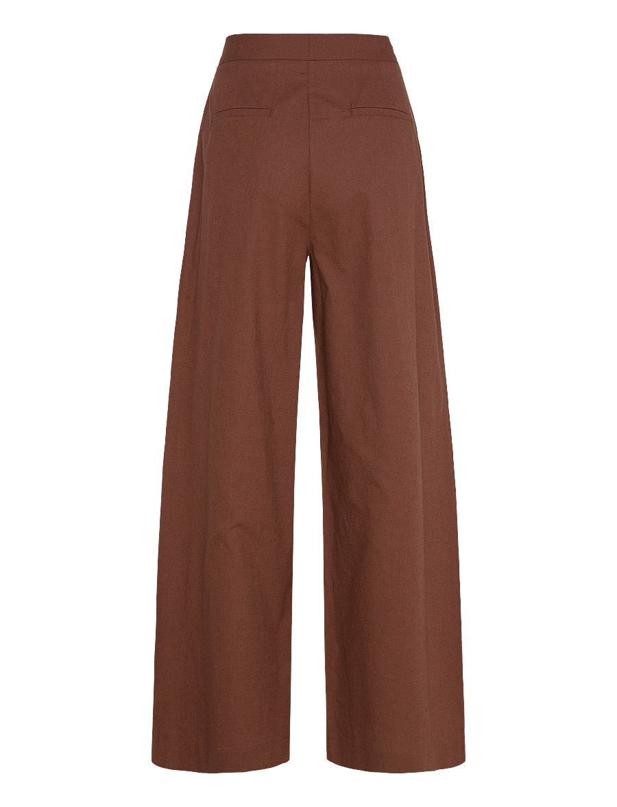 Barbour - Barbour Lucy Trousers - linen trousers - walnut - 2