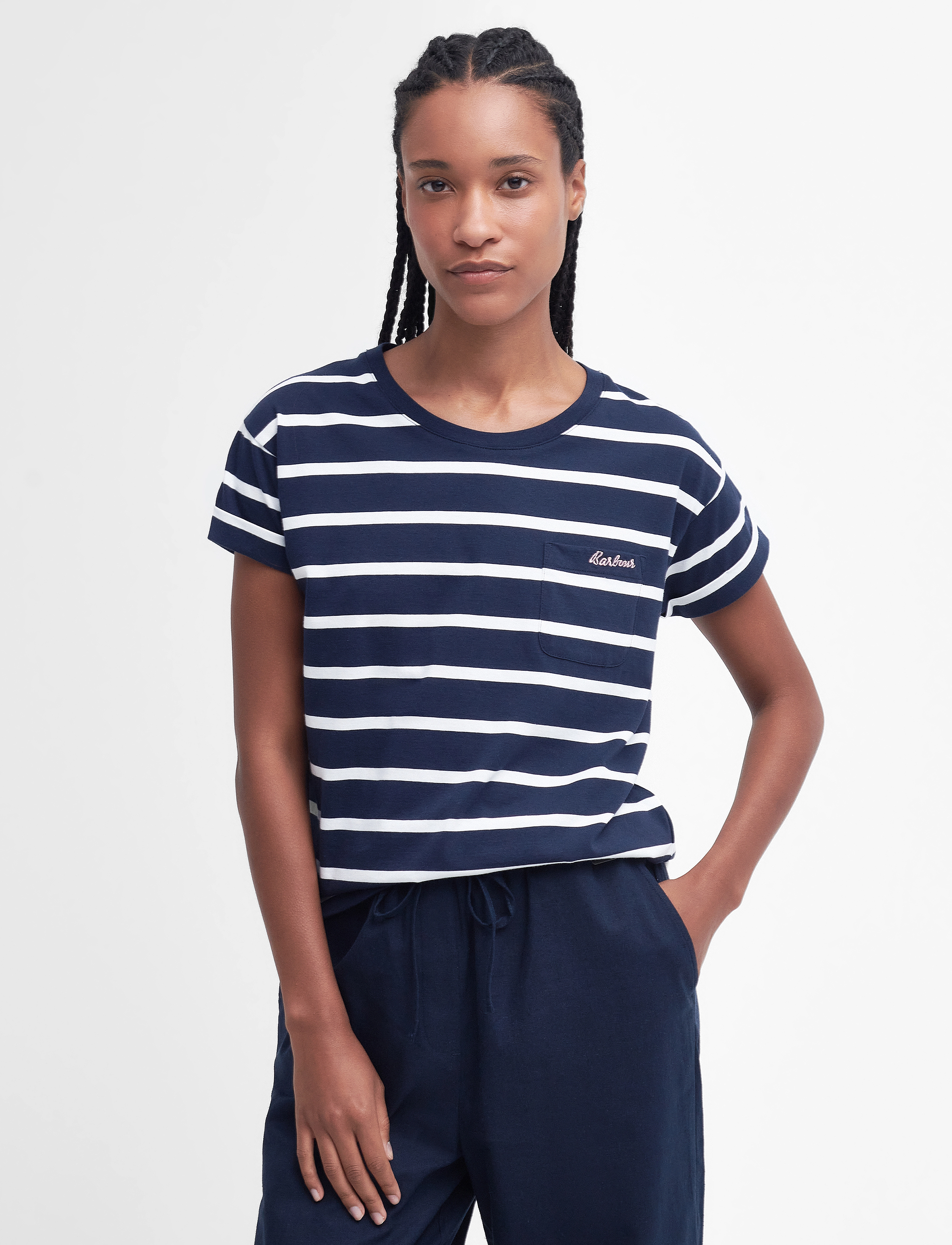 Barbour - Barbour Otterb Strpe t - navy/white stripe - 1