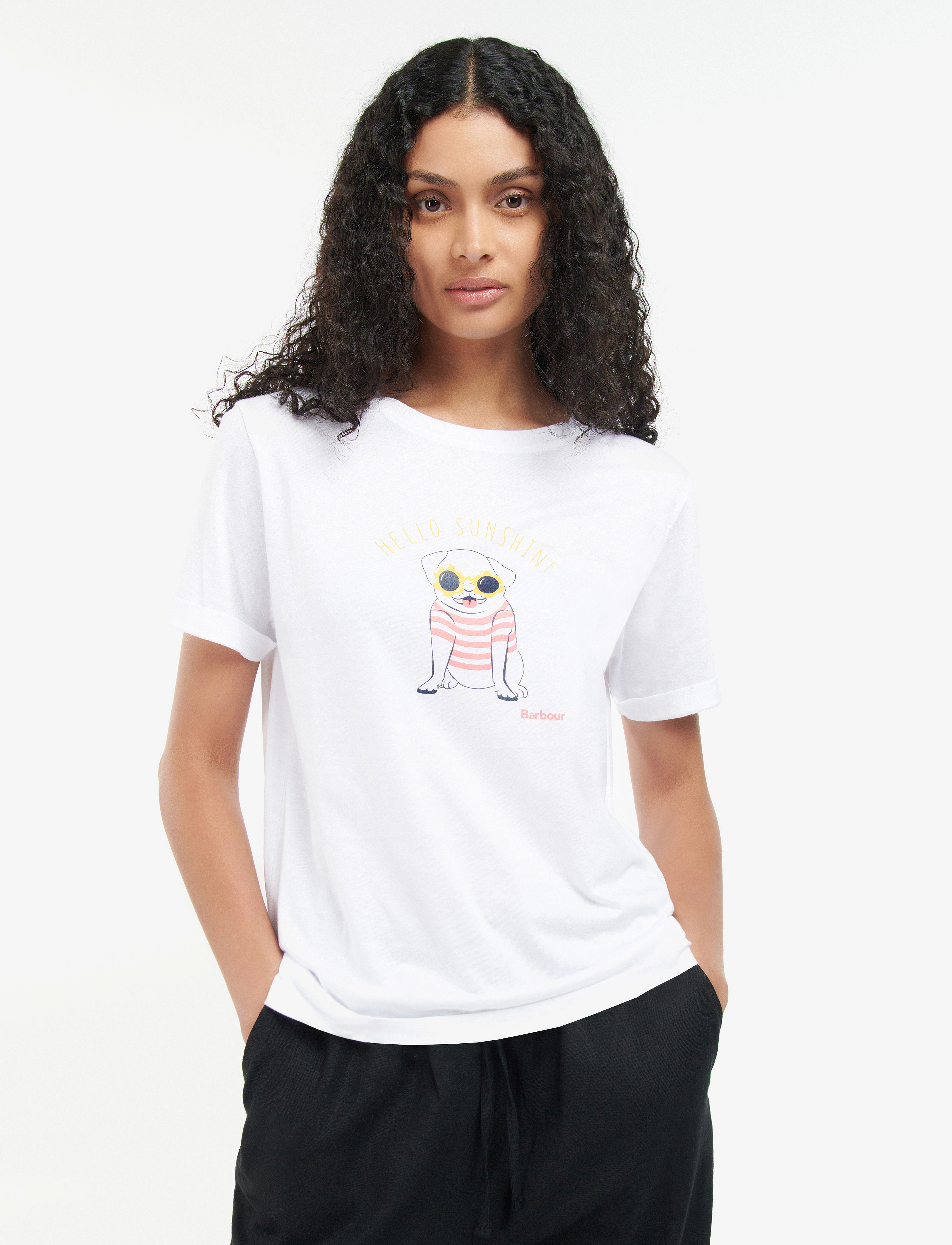 Barbour - Barbour Addison Tee    White - white - 2