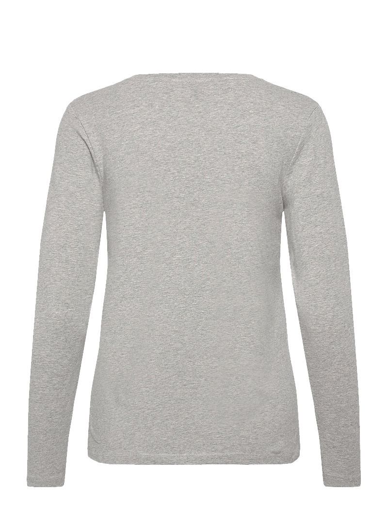 Barbour - Barbour Hedley LS T-shirt - langärmlige tops - grey - 1