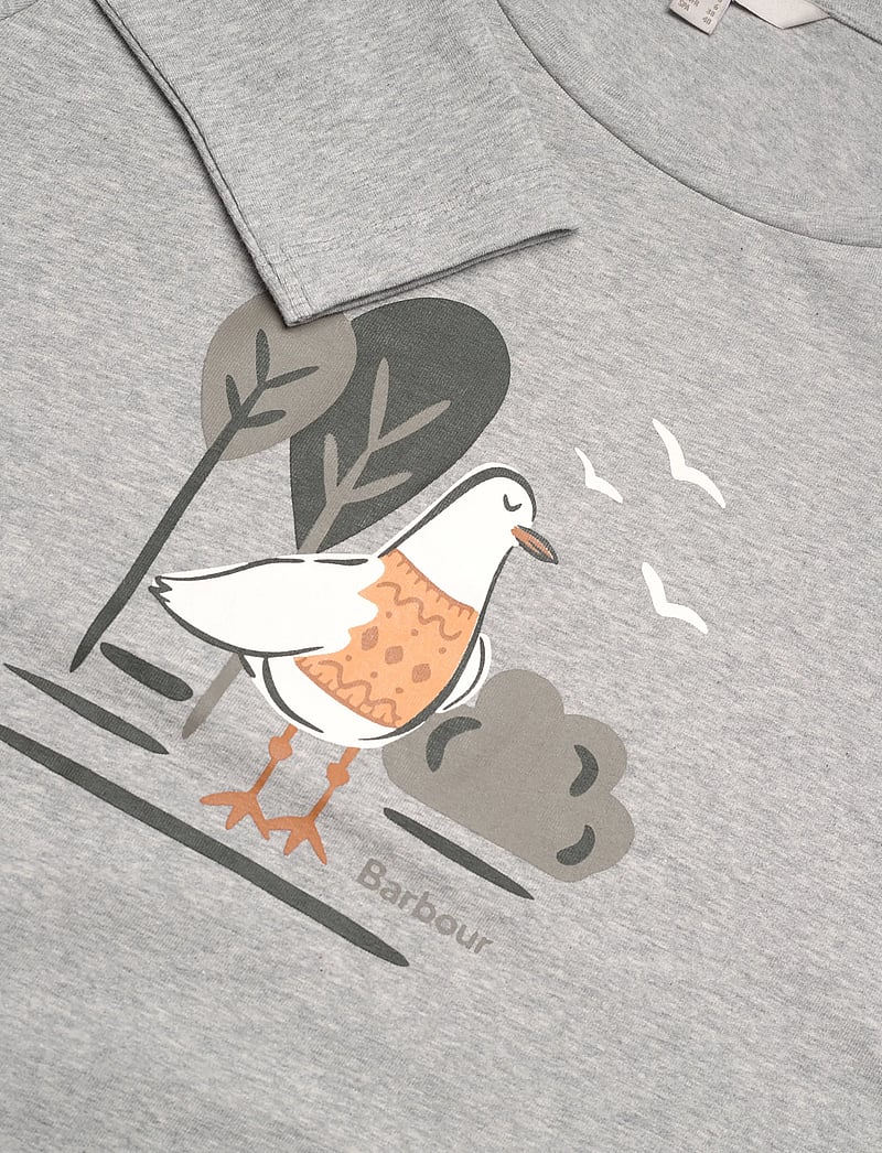 Barbour - Barbour Hedley LS T-shirt - langärmlige tops - grey - 2