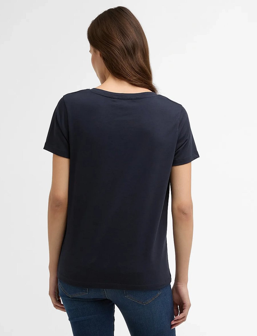 Barbour - Barbour Clover T-shirt - t-shirts - navy - 2