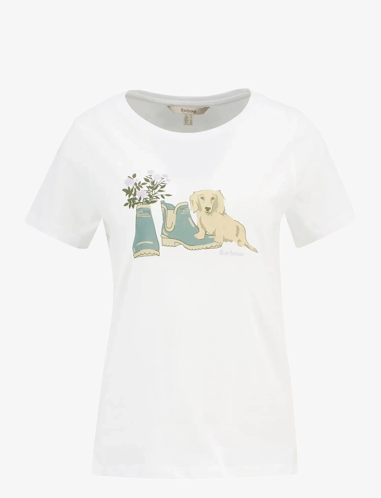 Barbour - Barbour Brambles Tee - t-shirts - white - 1