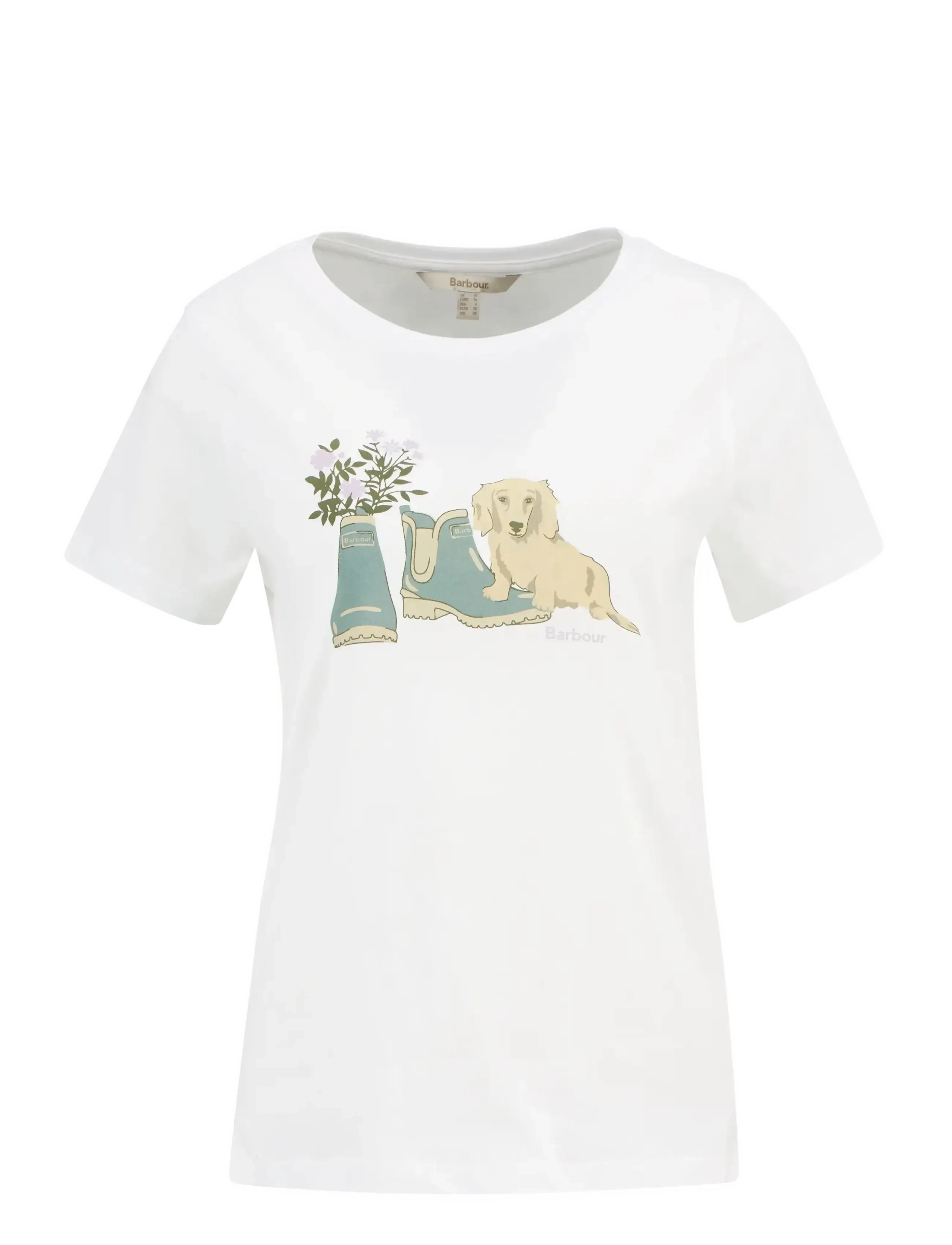 Barbour Barbour Brambles Tee - Barbour - WHITE / white