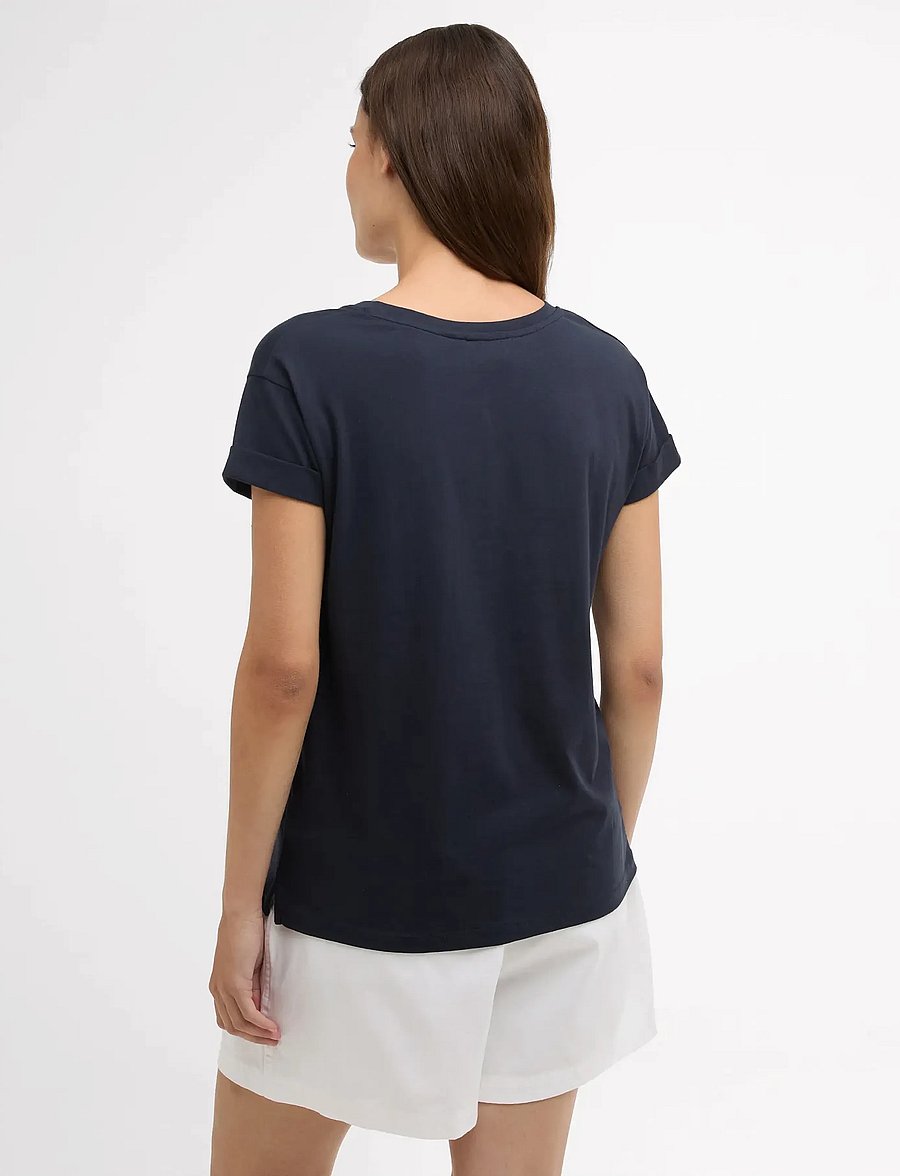 Barbour - Barbour Bede T-Shirt - t-särgid - navy - 2