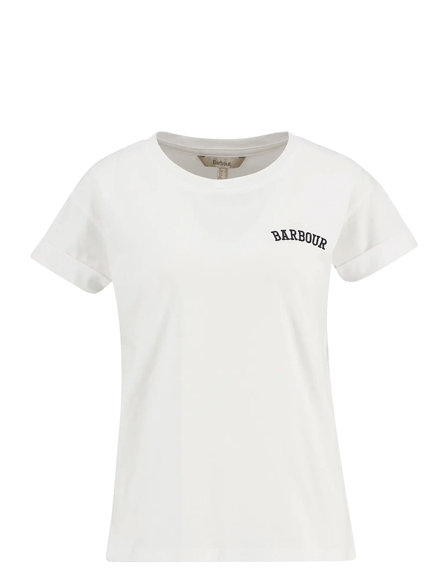 Barbour - Barbour Bede T-Shirt - t-shirts - white - 1