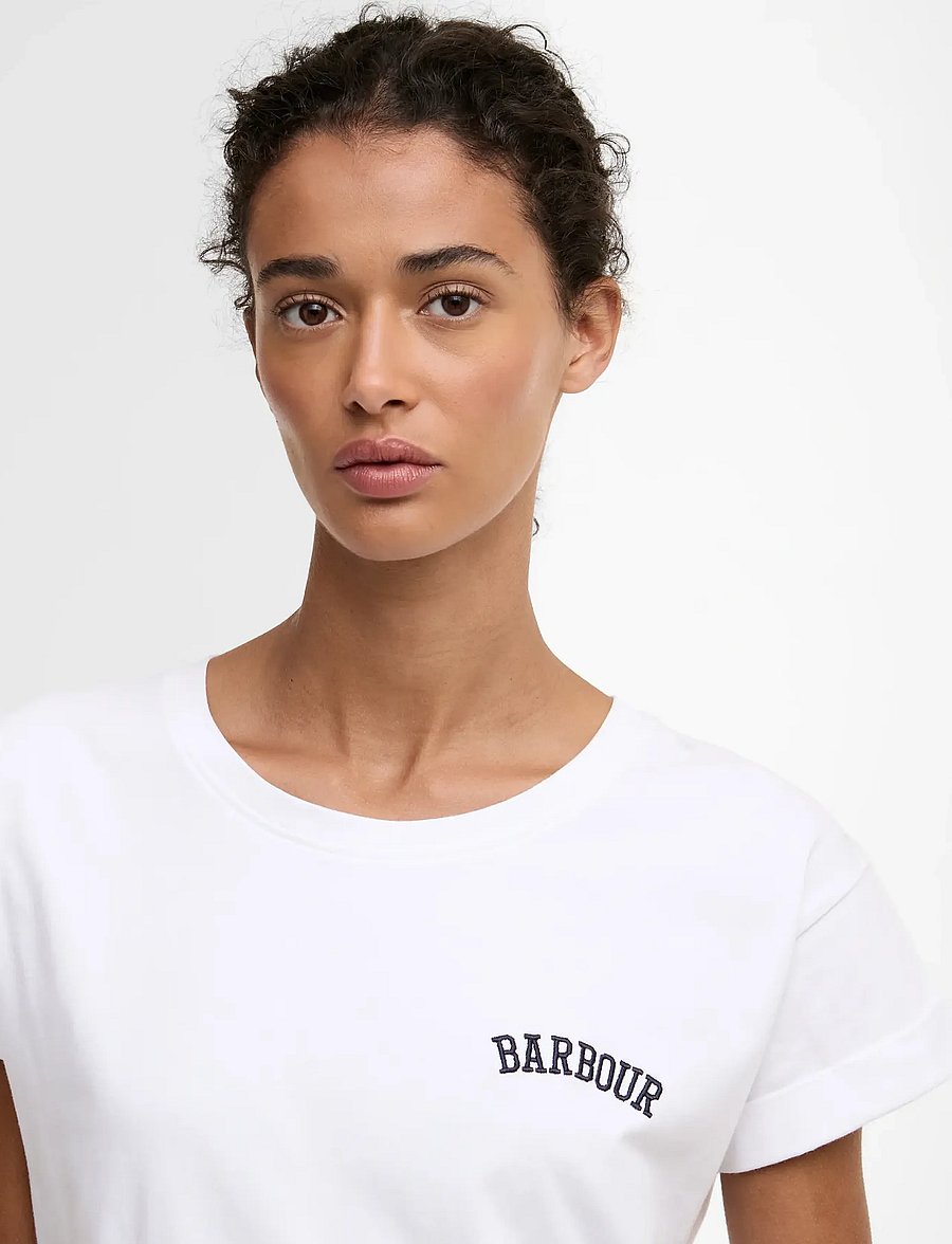 Barbour - Barbour Bede T-Shirt - t-shirts - white - 3