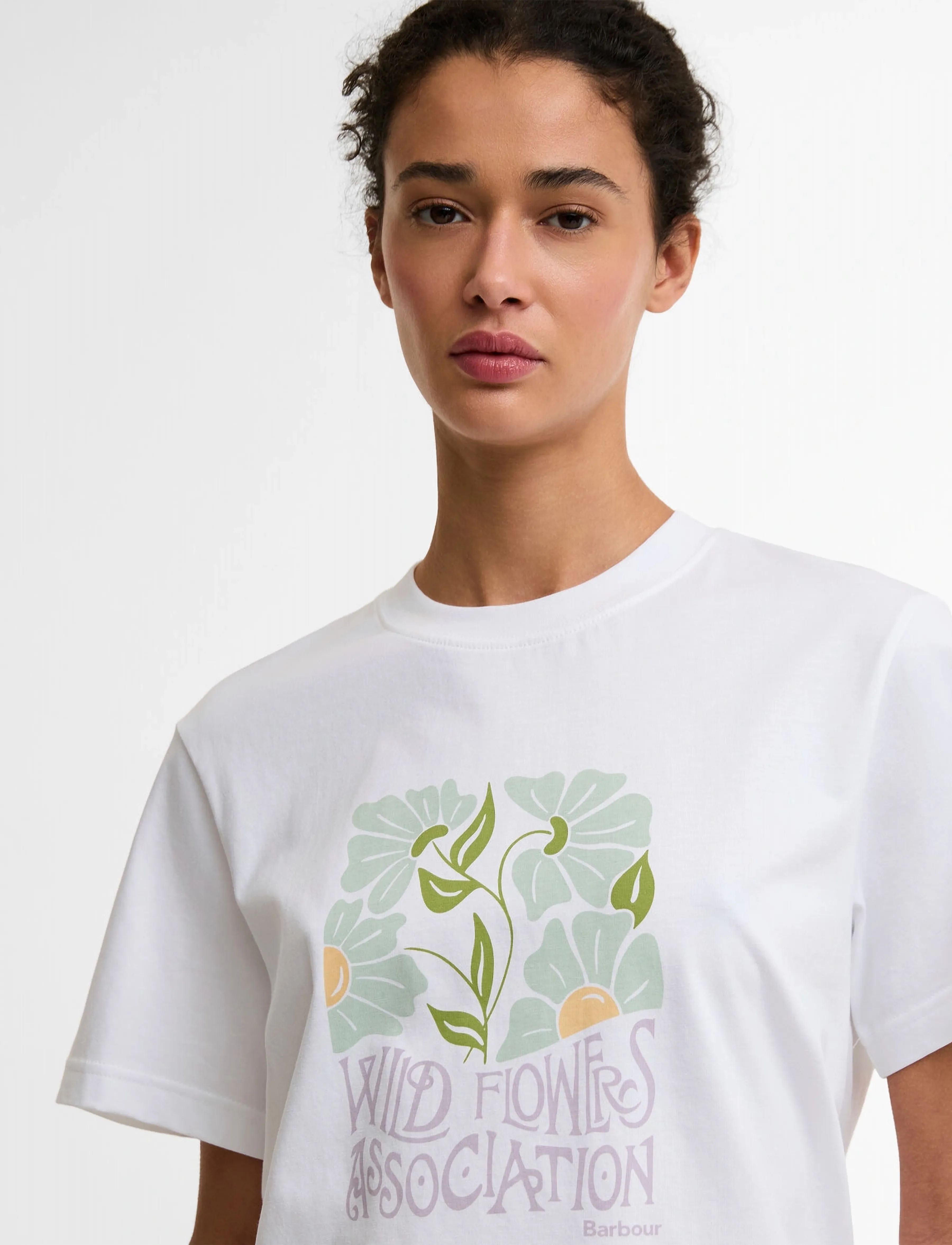 Barbour - Barbour Selena T-Shirt - t-shirts - white - 3