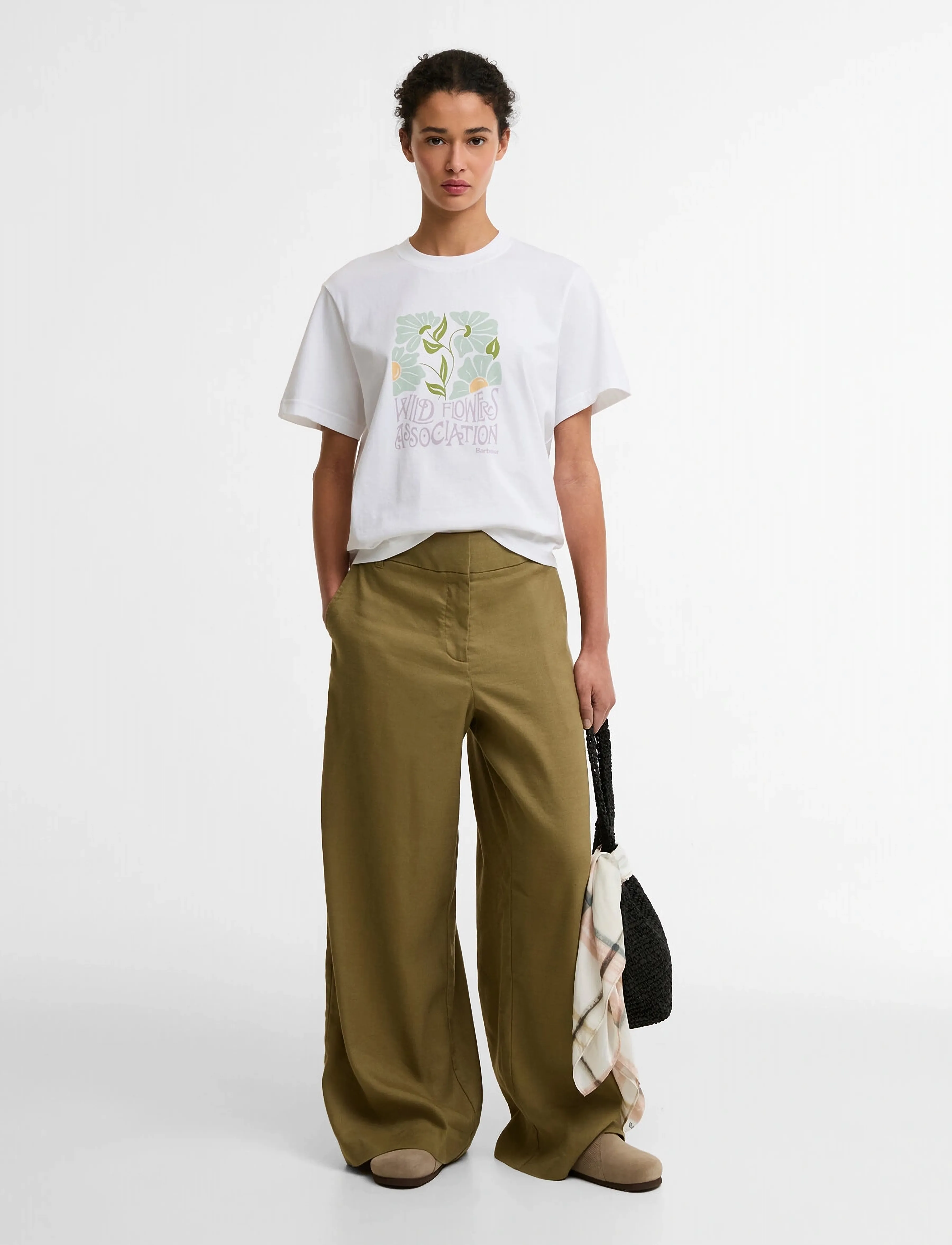 Barbour - Barbour Selena T-Shirt - t-shirts - white - 4