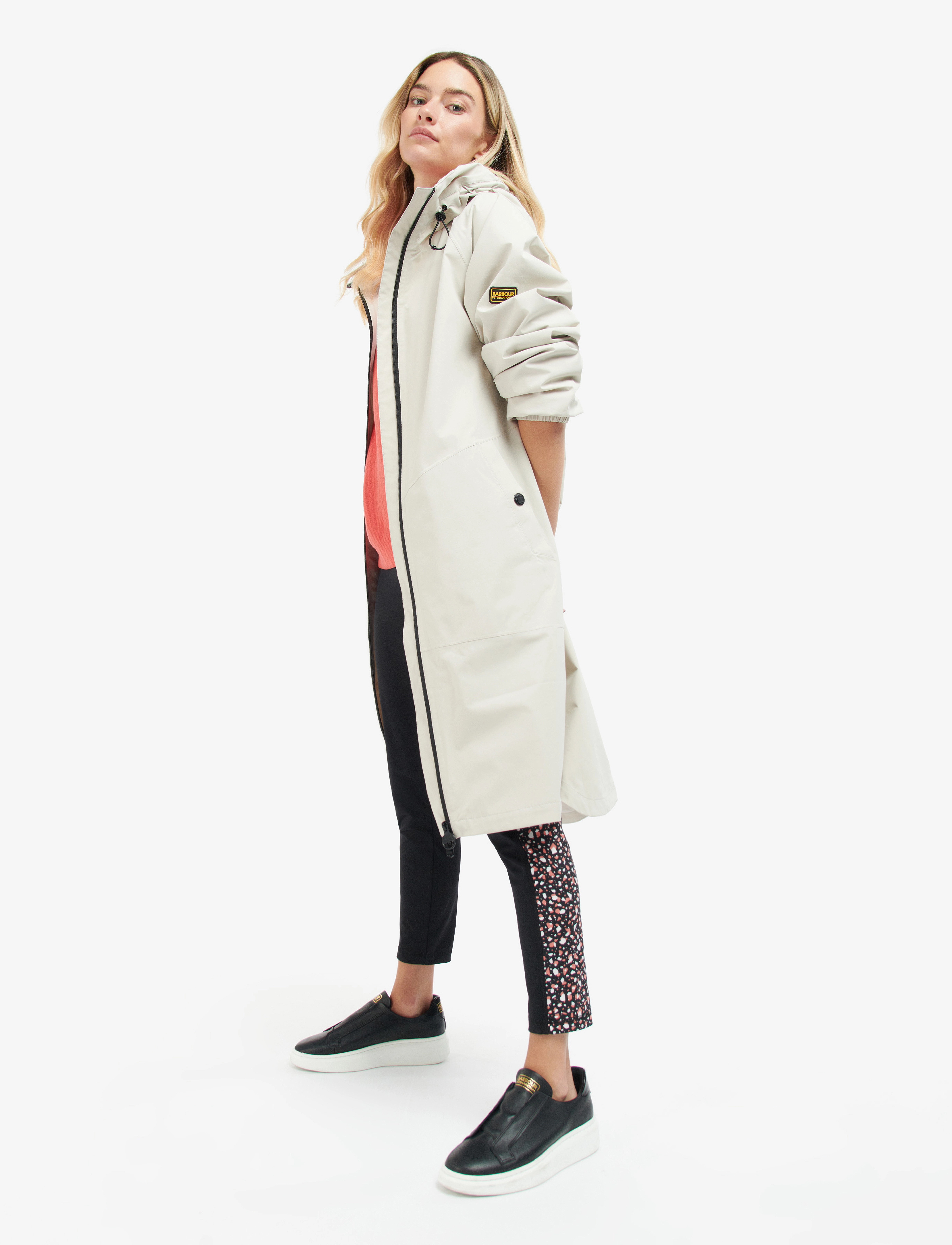 Barbour - B.Intl Autodrome Jkt Silver Cloud/Oyster Grey, 16 - oyster grey - 3