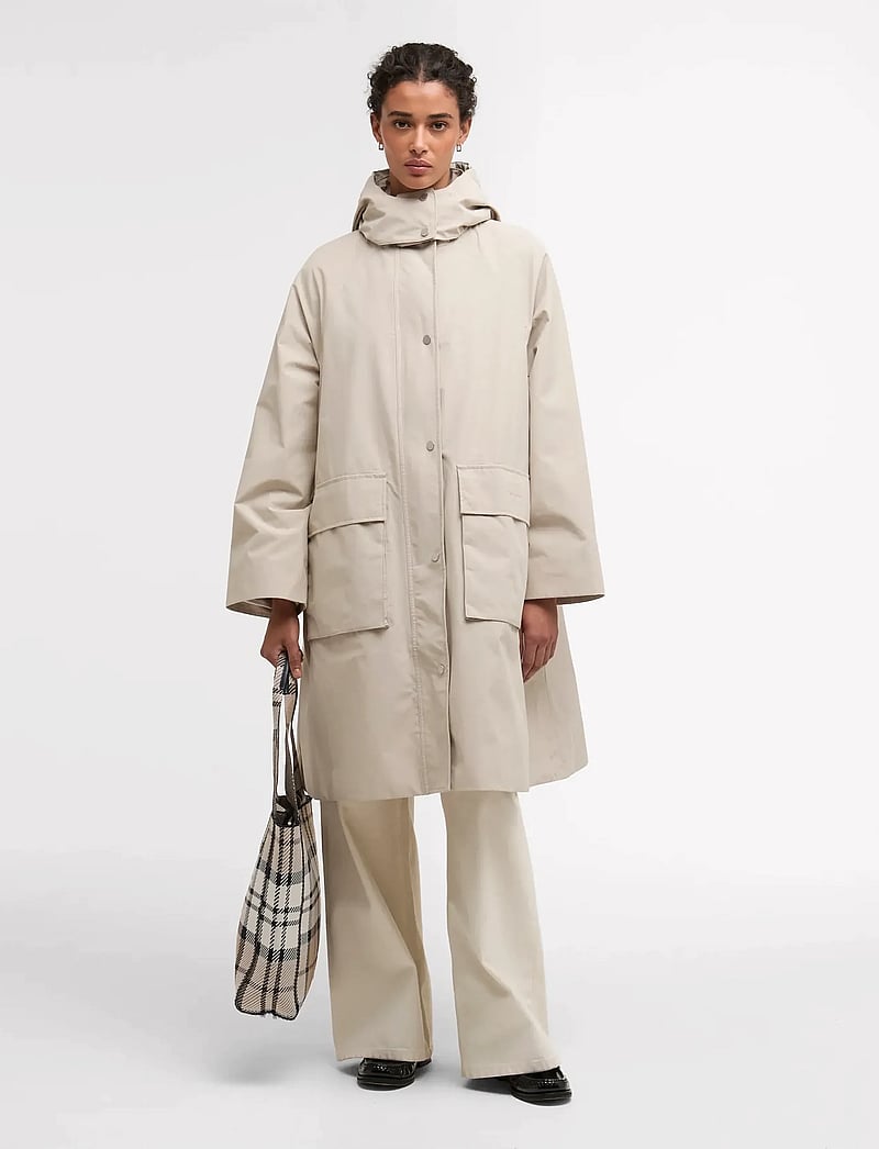 Barbour - Barbour Devlin Wproof - regenmäntel - mist/dress navy tartan - 0