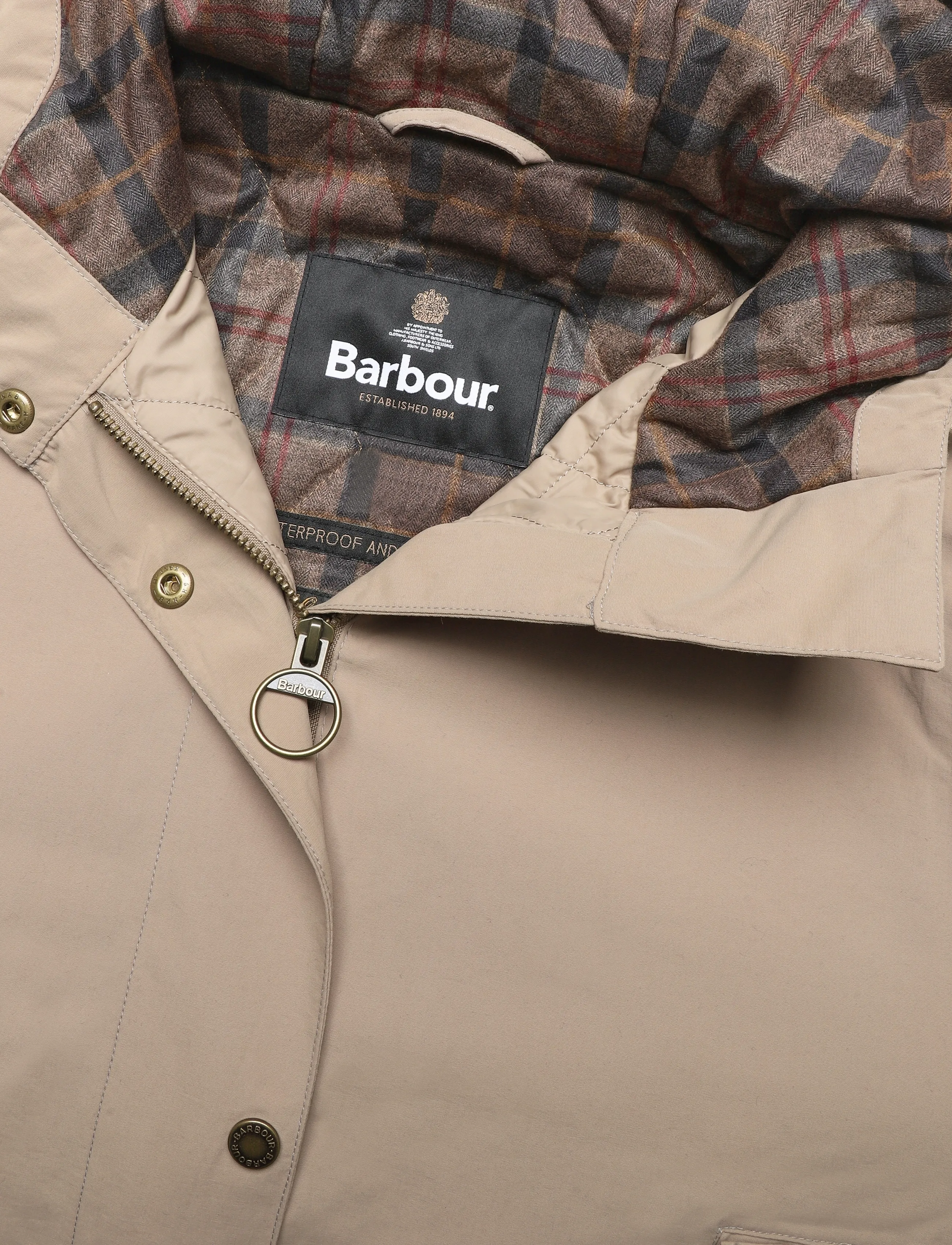Barbour - Barbour Matilde Waterproof Jacket - regnjackor - lt trench/muted - 2