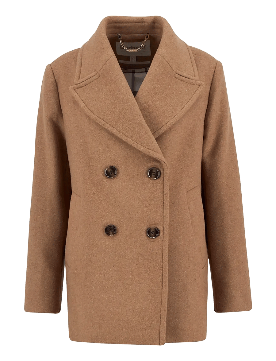 Barbour - Barbour Indie Military Wool Peacoat - winterjacken - camouflage - 1