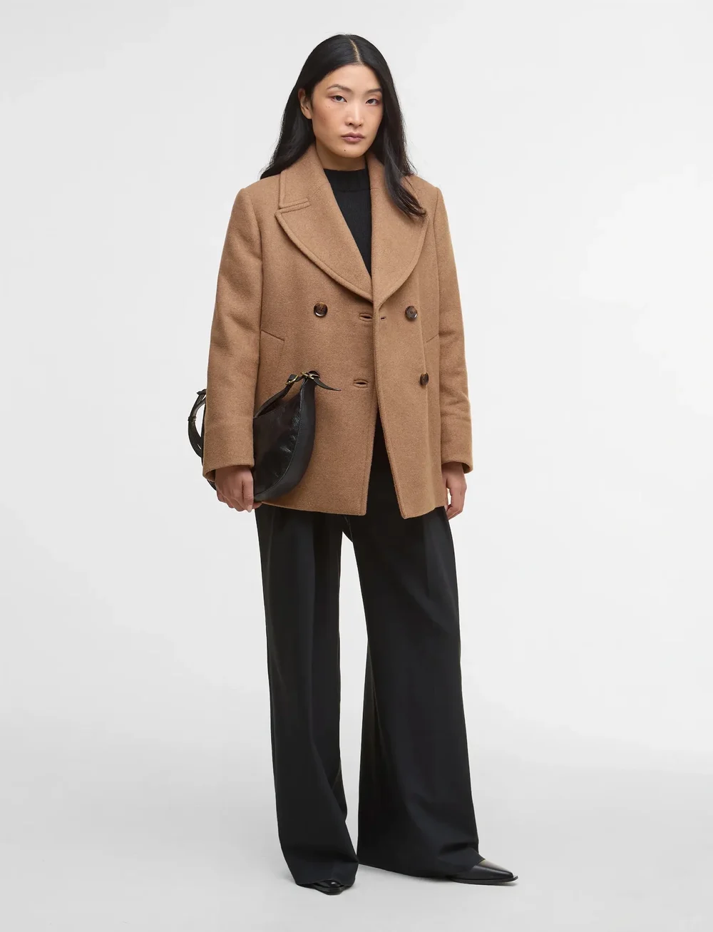 Barbour - Barbour Indie Military Wool Peacoat - wollmäntel - camouflage - 3