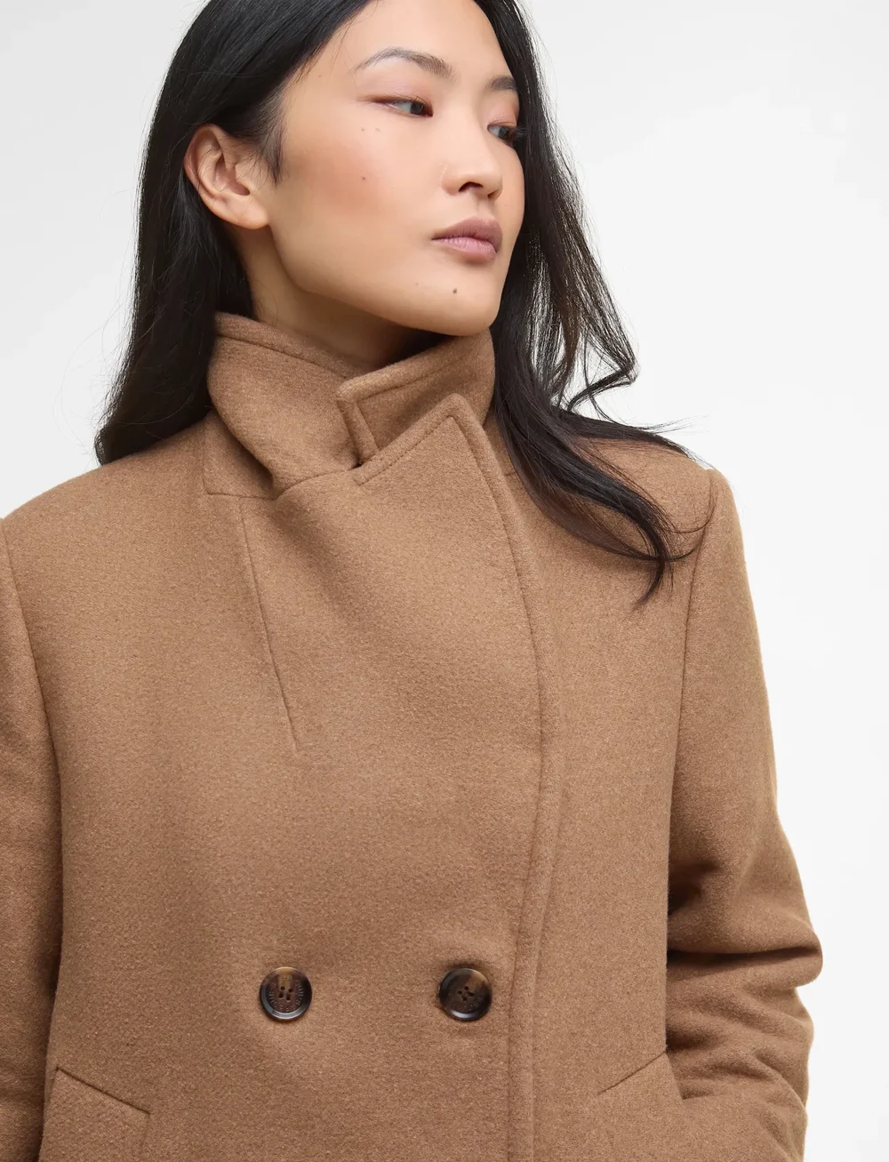 Barbour - Barbour Indie Military Wool Peacoat - wollmäntel - camouflage - 4