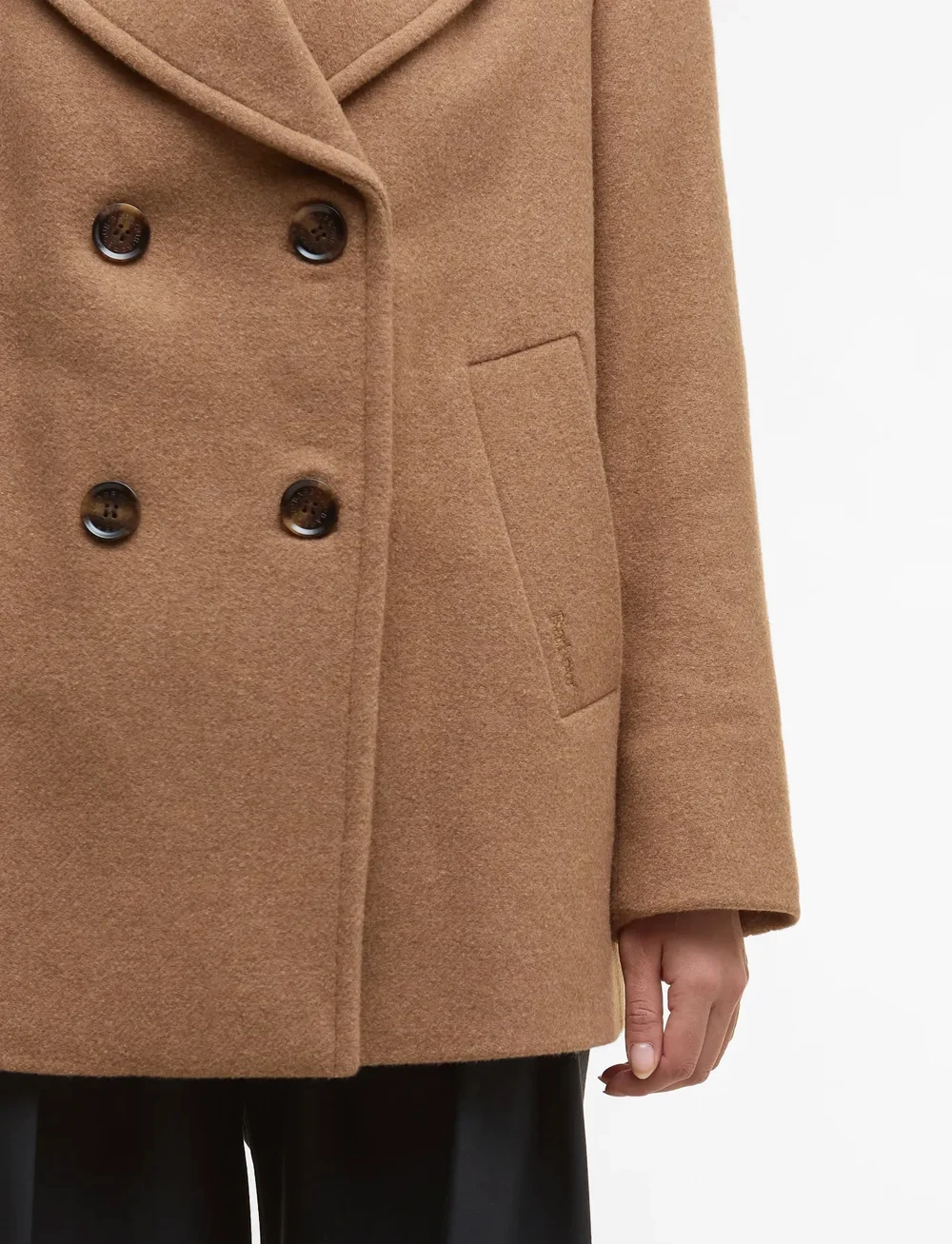 Barbour - Barbour Indie Military Wool Peacoat - wollmäntel - camouflage - 5