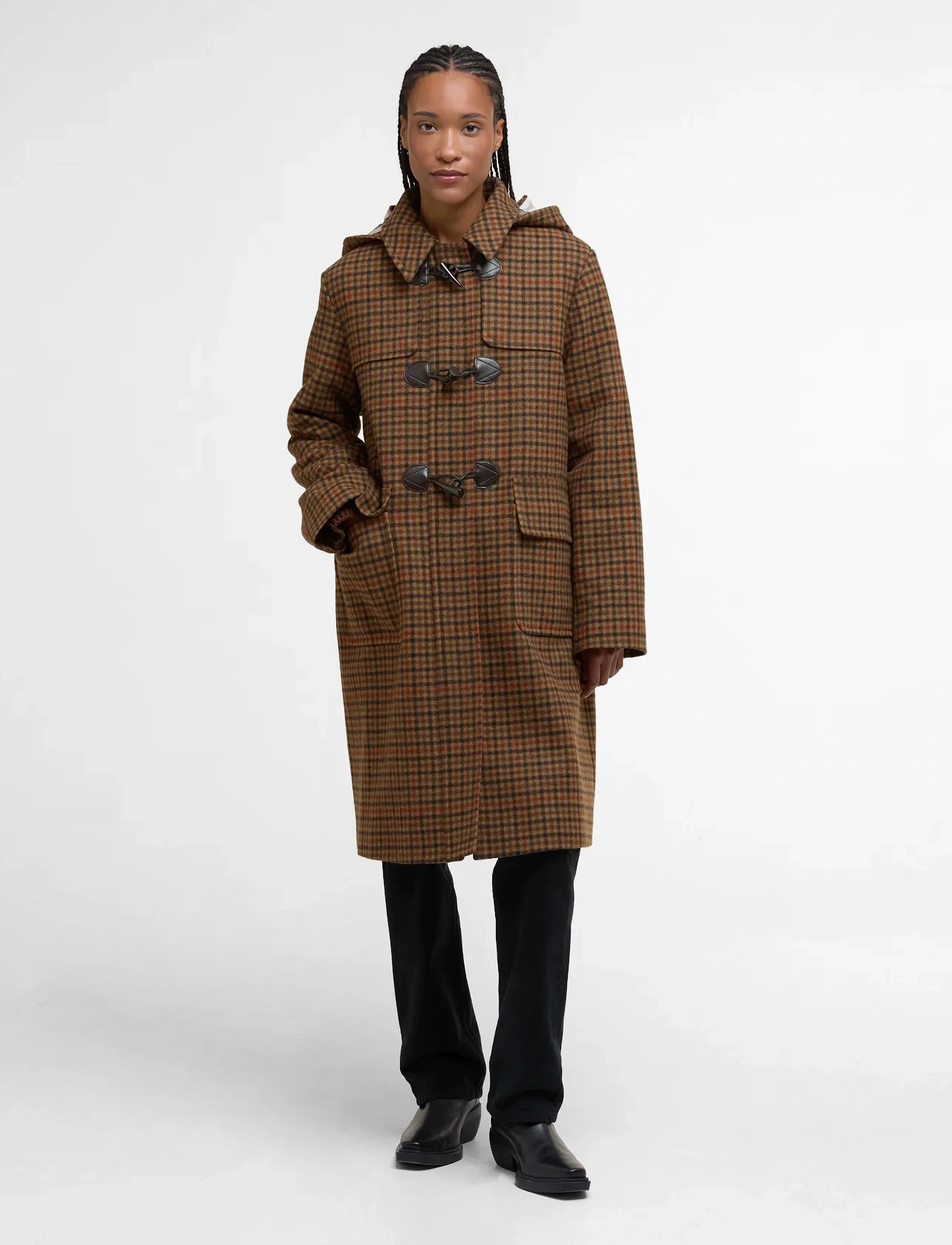 Barbour Barbour Melody Check Wool Duffle Coat - 610 €. Buy Wool