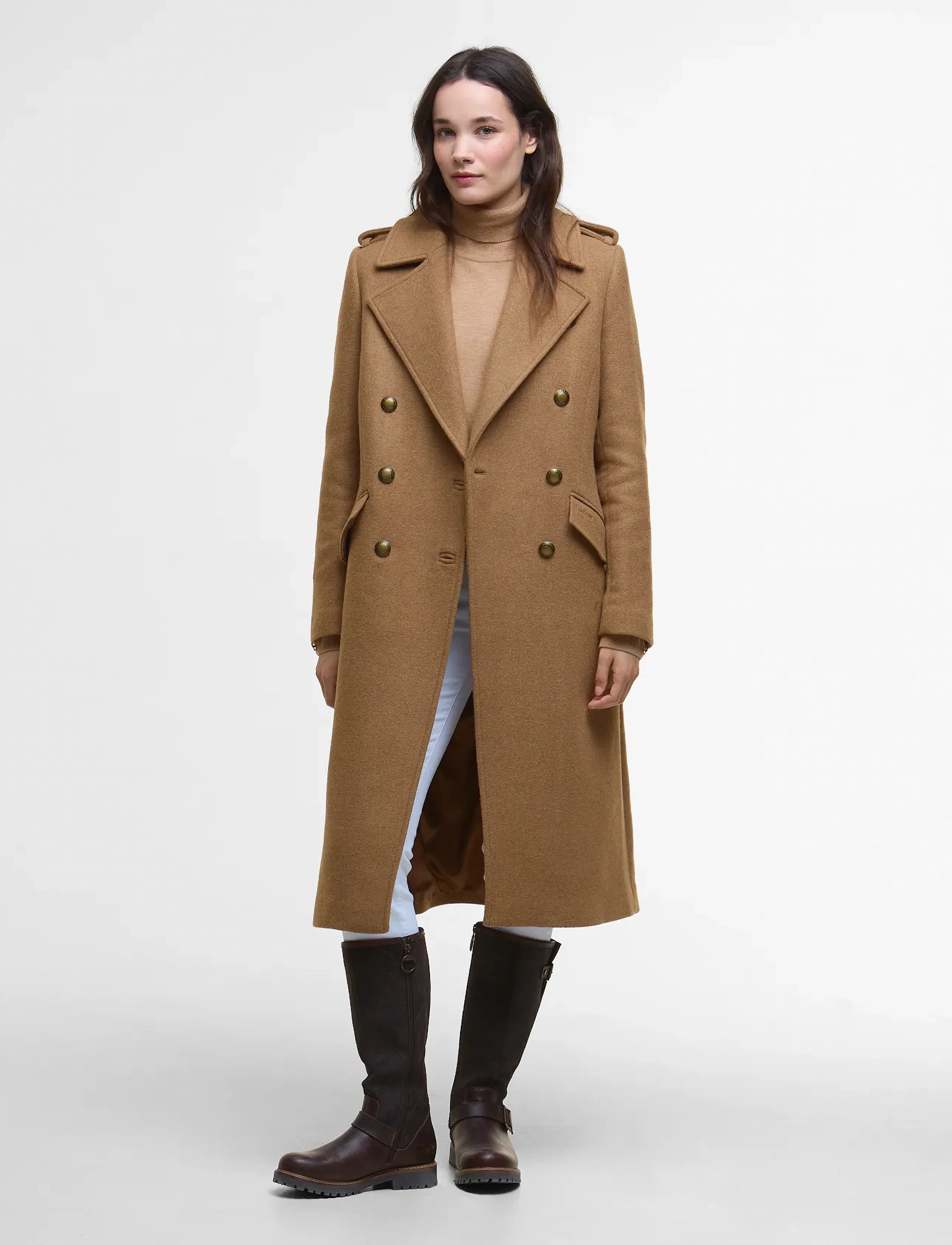Barbour Barbour Cottesmore Wool Jacket - Tøj - CAMOUFLAGE / brown