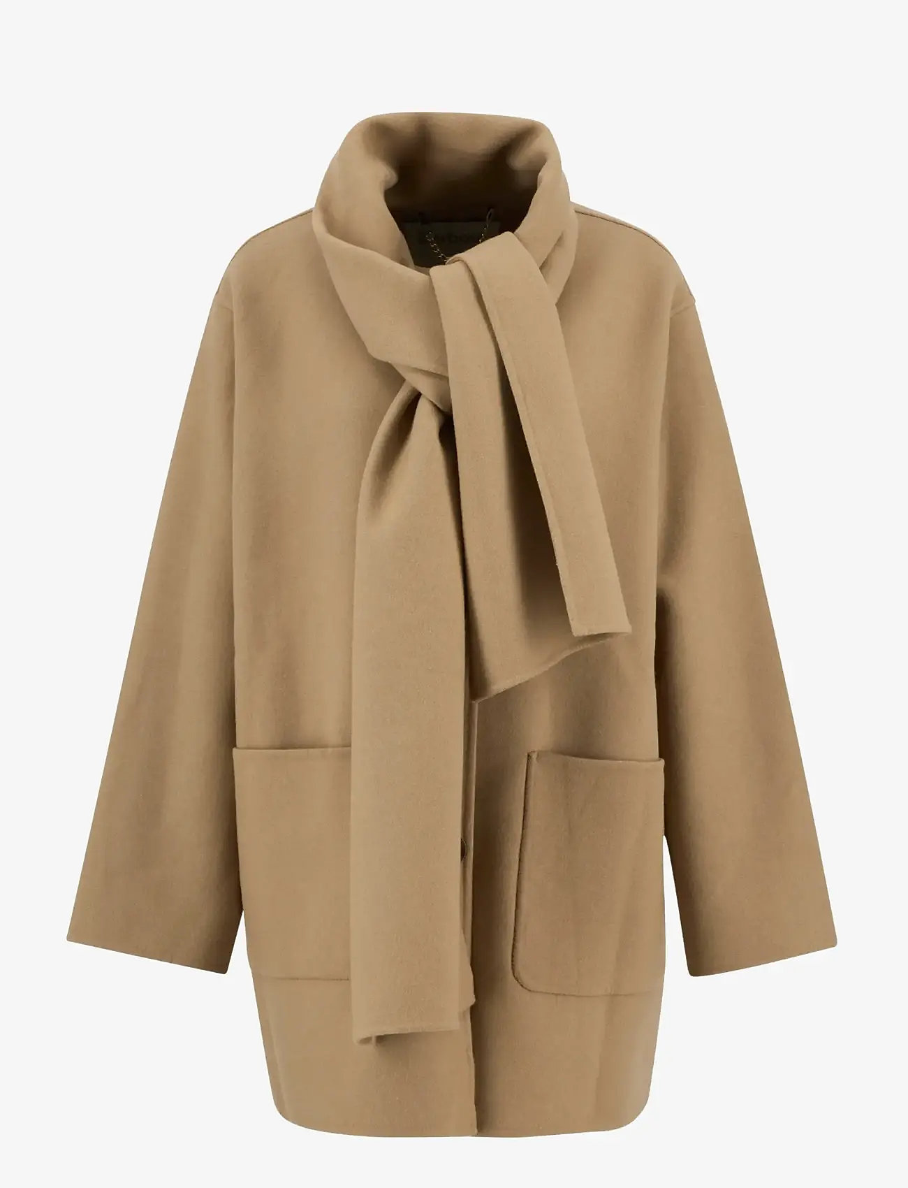 Barbour - Barbour Clementine Wool Scarf Coat - wolljacken - camouflage - 1