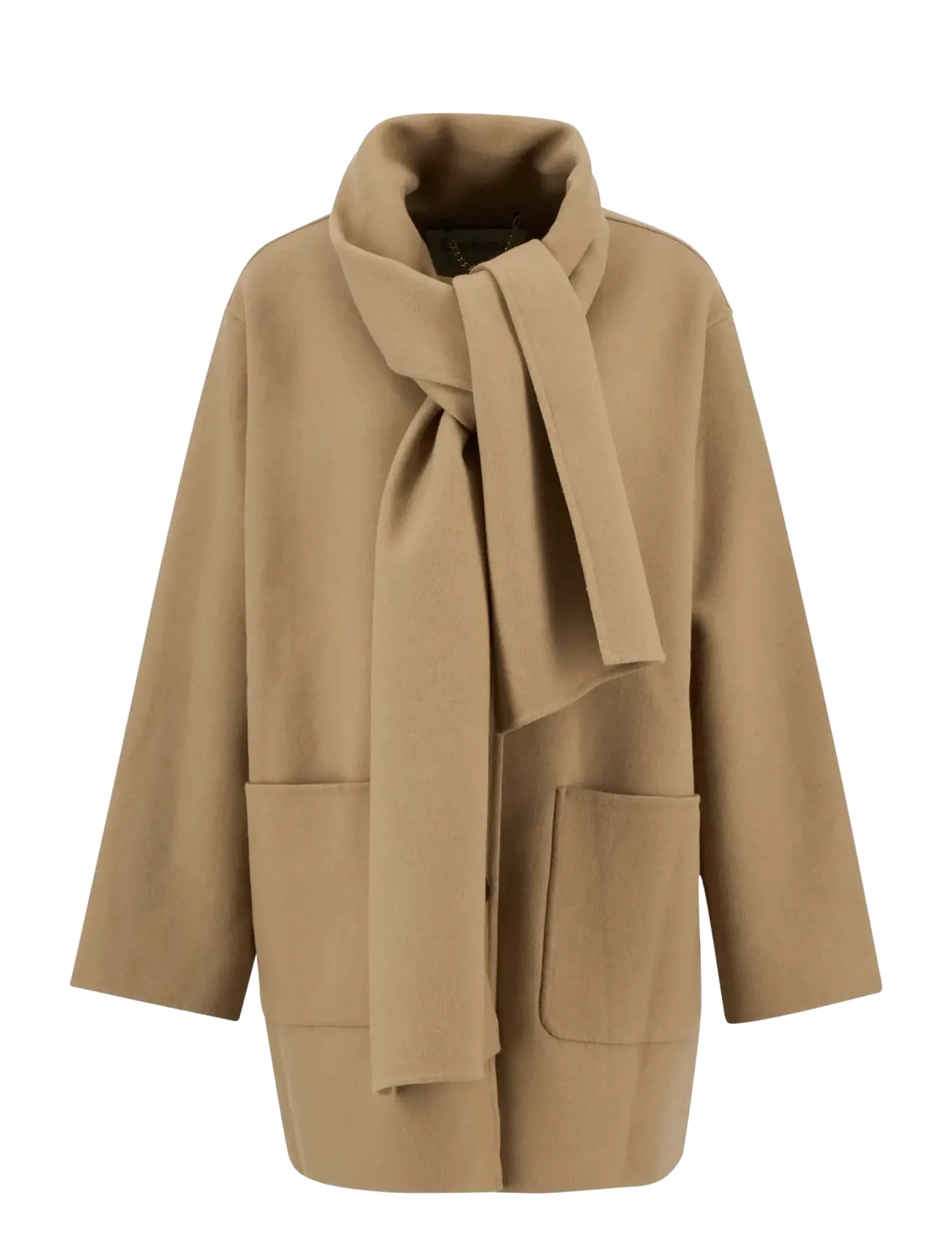 Barbour - Barbour Clementine Wool Scarf Coat - camouflage - 1