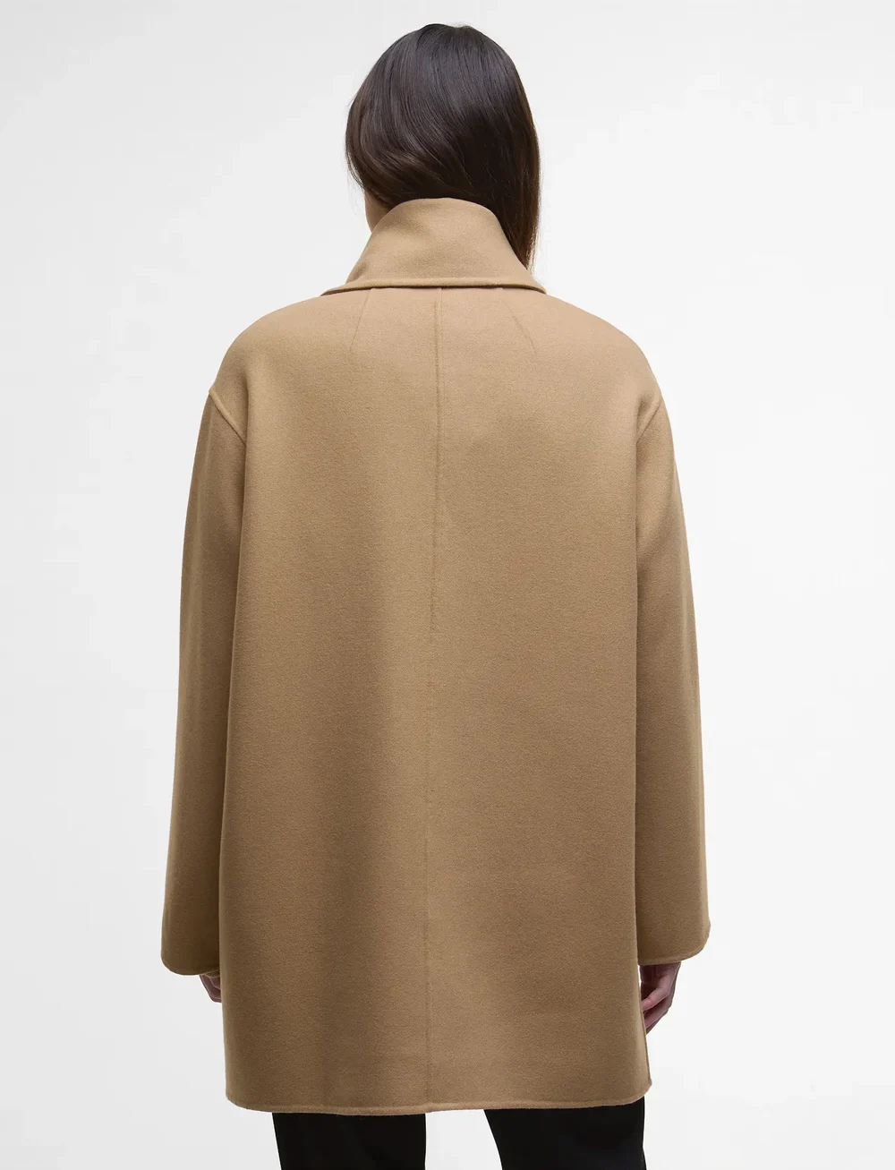 Barbour - Barbour Clementine Wool Scarf Coat - villased jakid - camouflage - 3