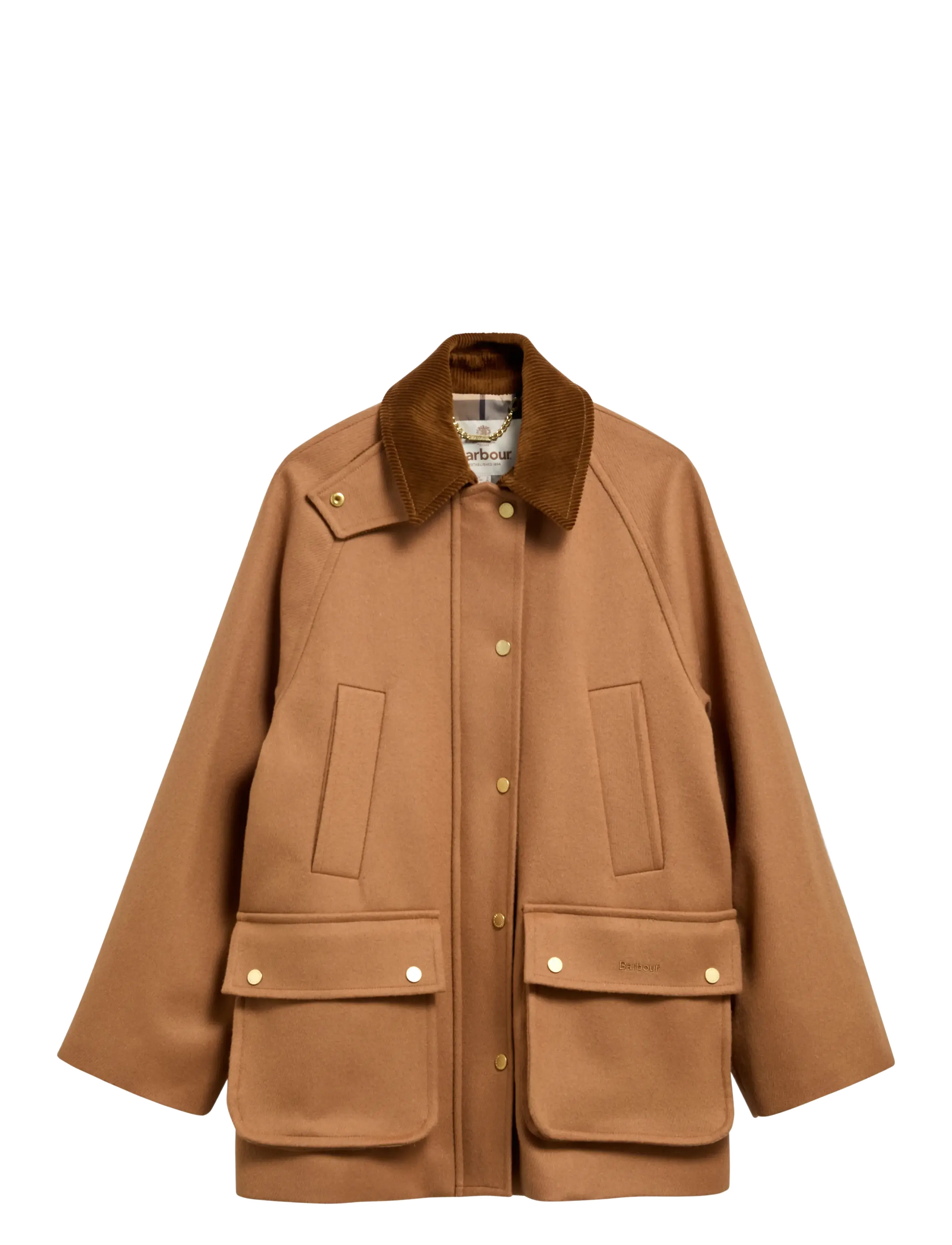 Barbour Barbour Womens Bedale Wool Coat - Talvejoped - BEIGE/BIRCHWOOD DRESS / beige